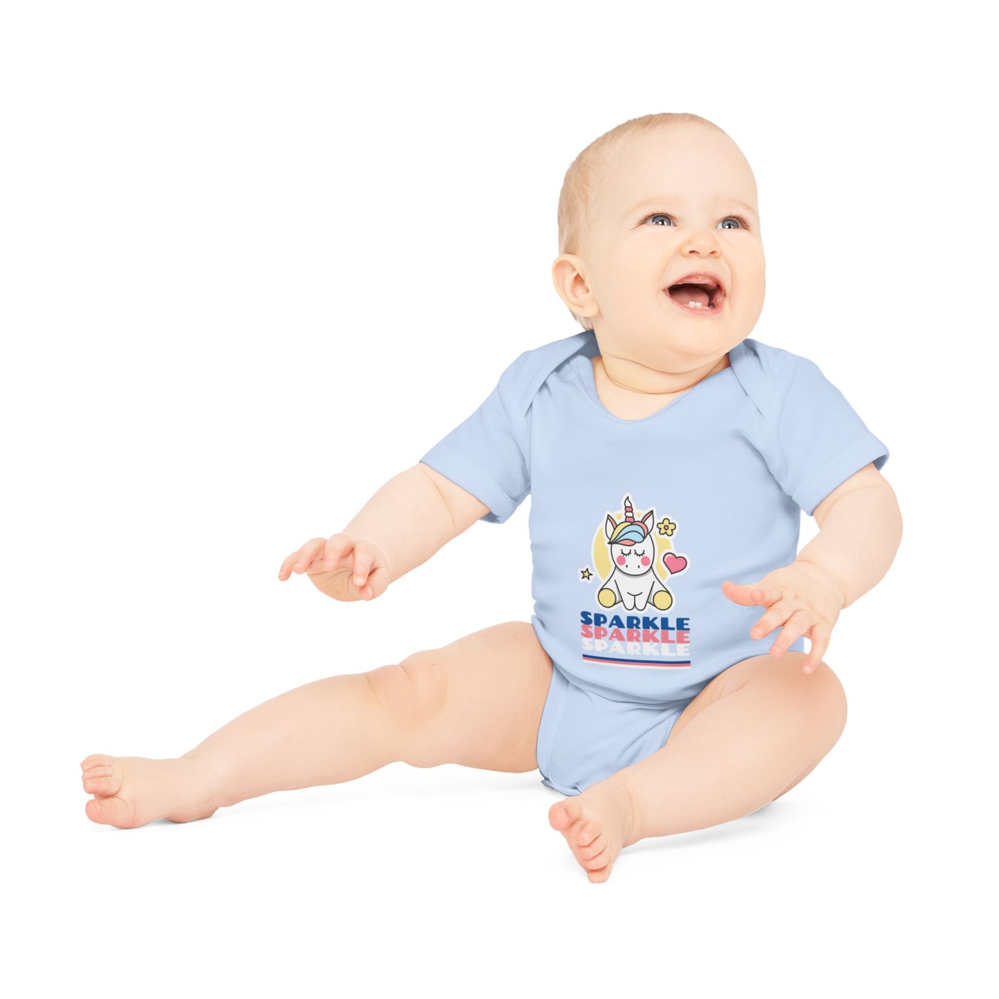 Unicorn Baby Organic Short Sleeve Bodysuit