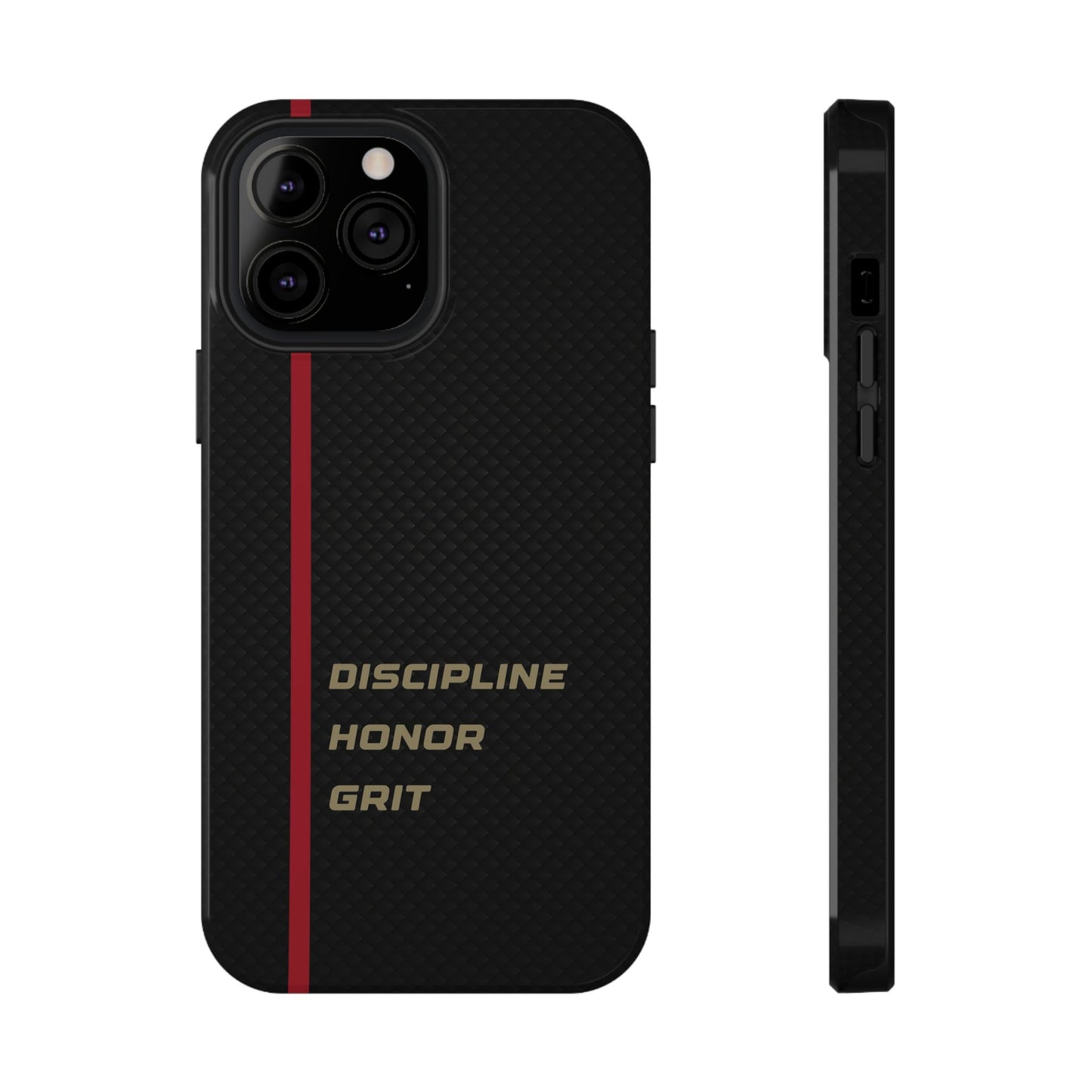 Discipline, Honor, Grit Impact-Resistant Phone Case