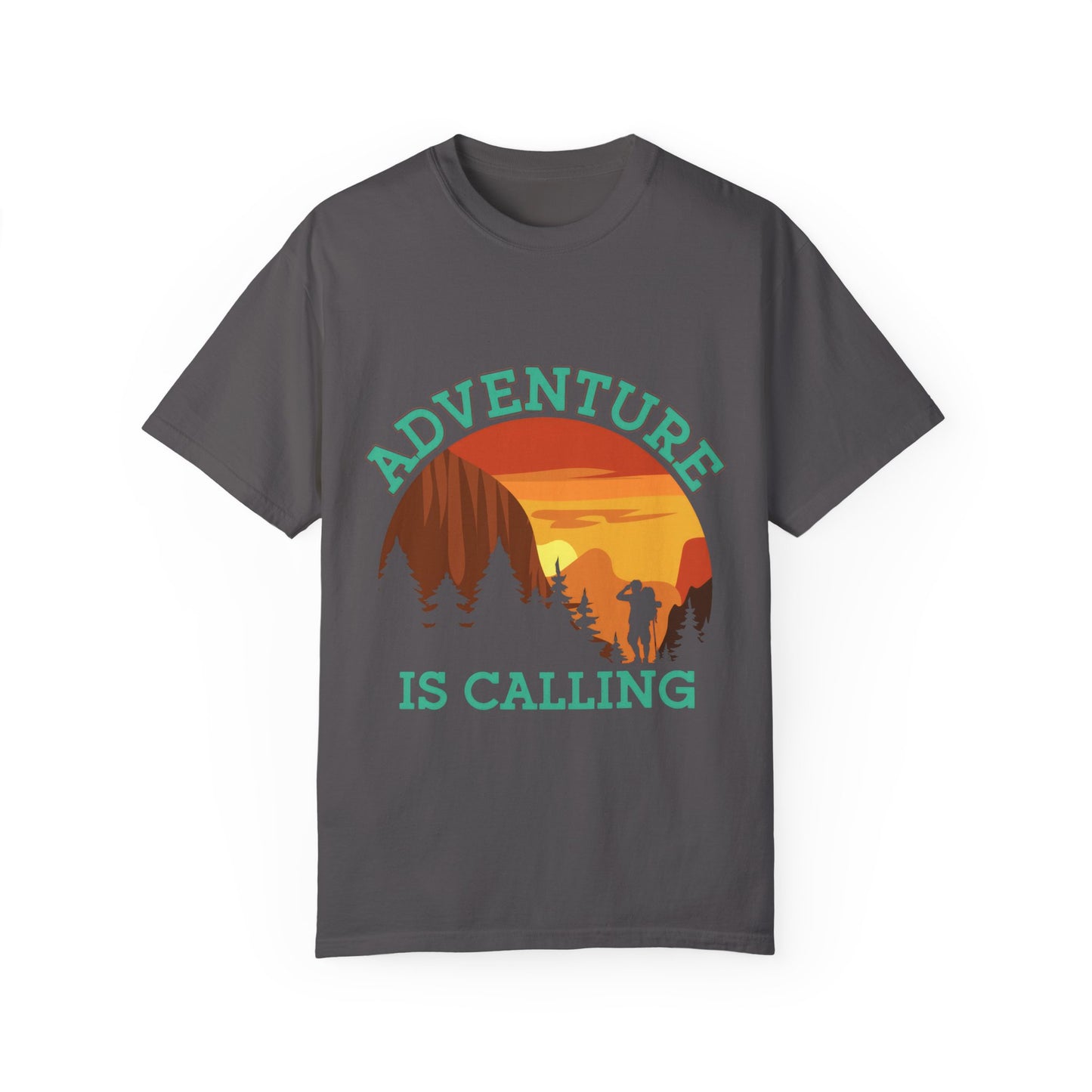 Adventure is Calling Unisex Garment-Dyed T-Shirt