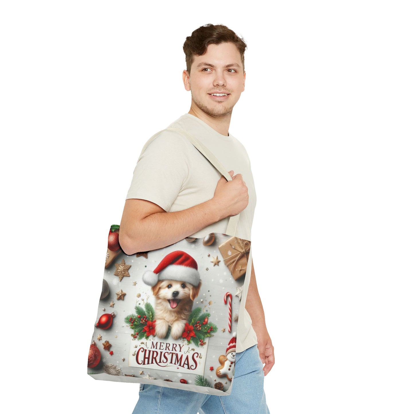 Jingle Paws Tote Bag (AOP)