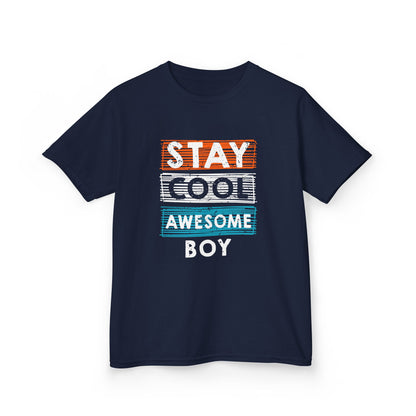 Kids Stay Cool Awesome Tee - Heavy Cotton™ T-Shirt for Boys