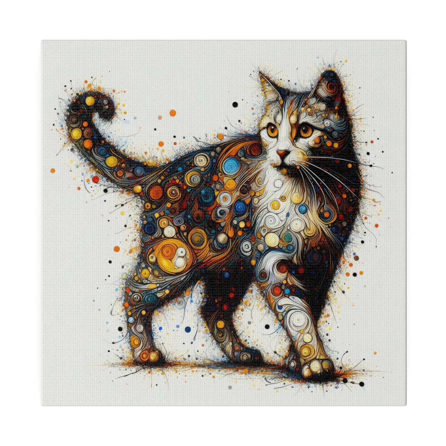 Purrfect Expression Matte Canvas, Stretched, 0.75"