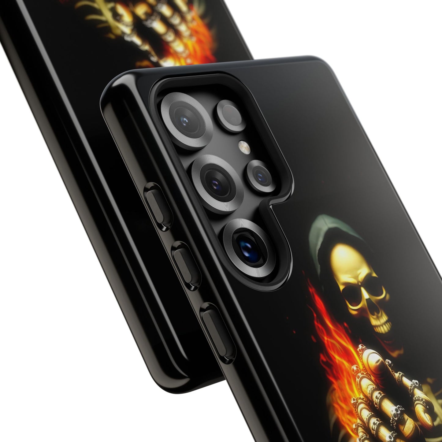 Skull Design Samsung Phone Case, Don't Touch My Phone Mobile Cover