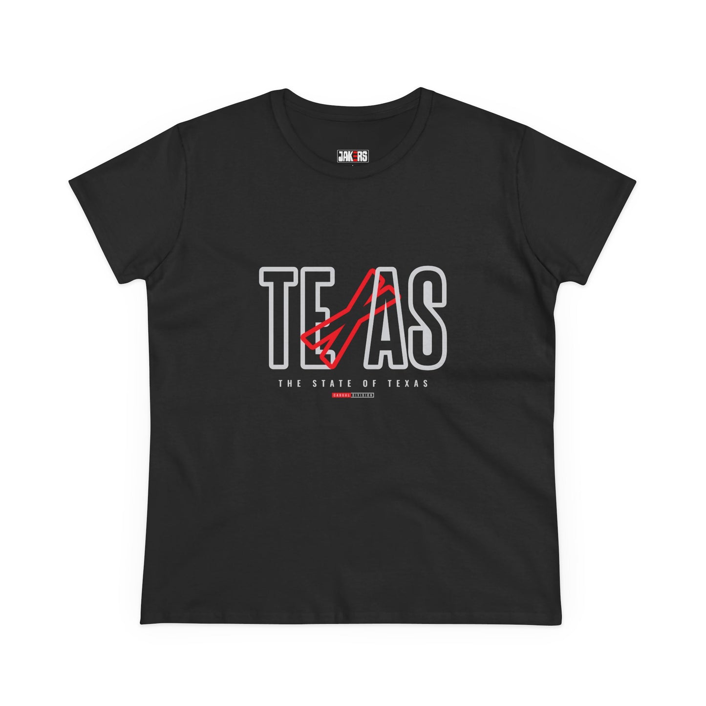 Texas State Graphic Women's Midweight Cotton Tee