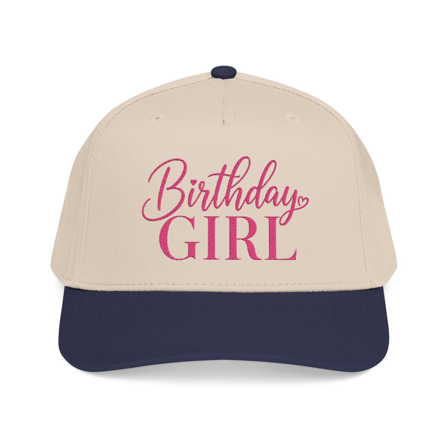 Personalized Birthday Girl Mid Profile Baseball Cap