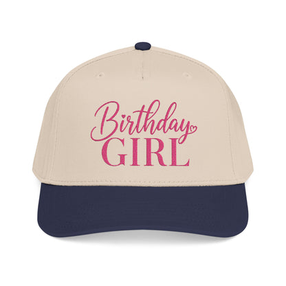 Personalized Birthday Girl Mid Profile Baseball Cap