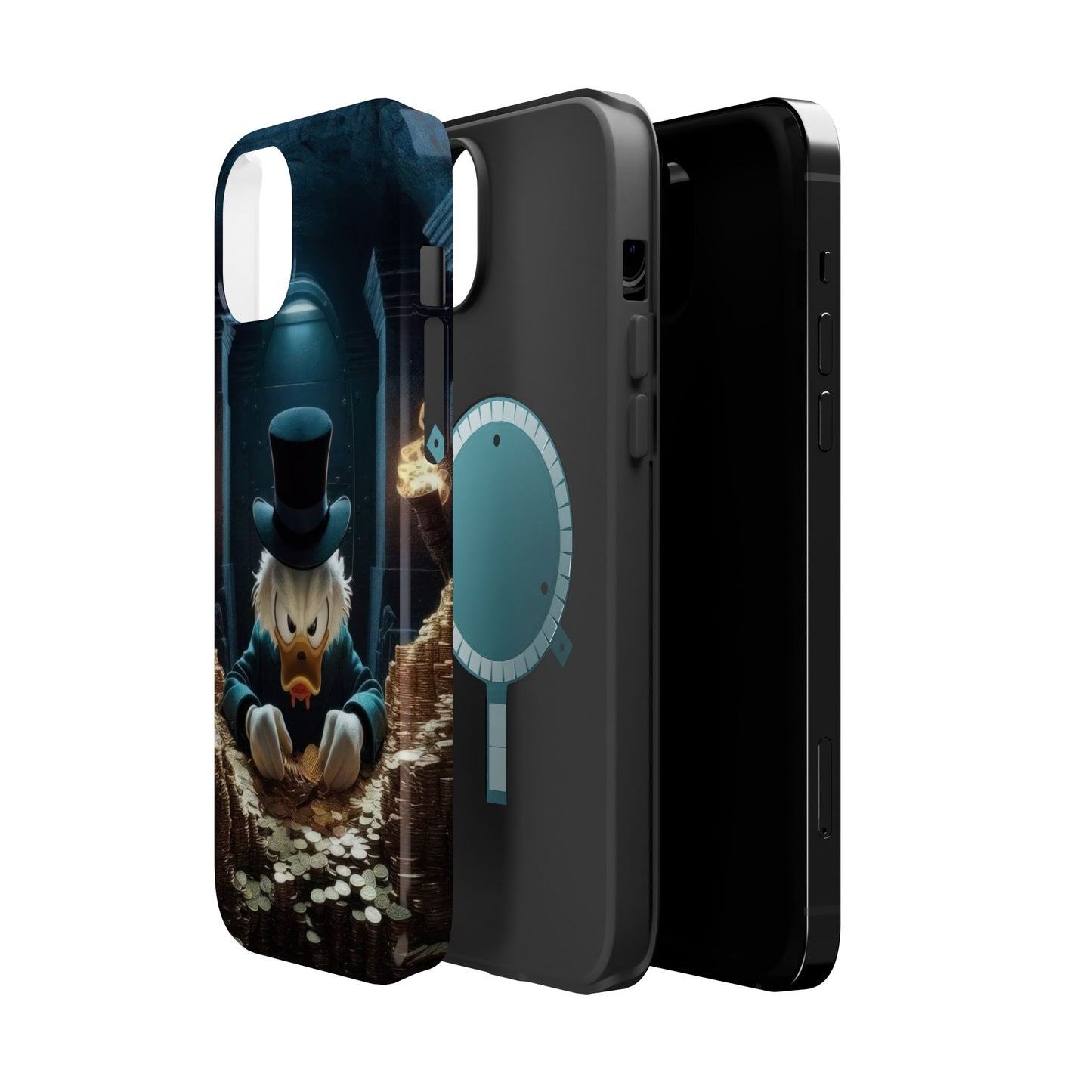 Magnetic Phone Case - Scrooge McDuck Design