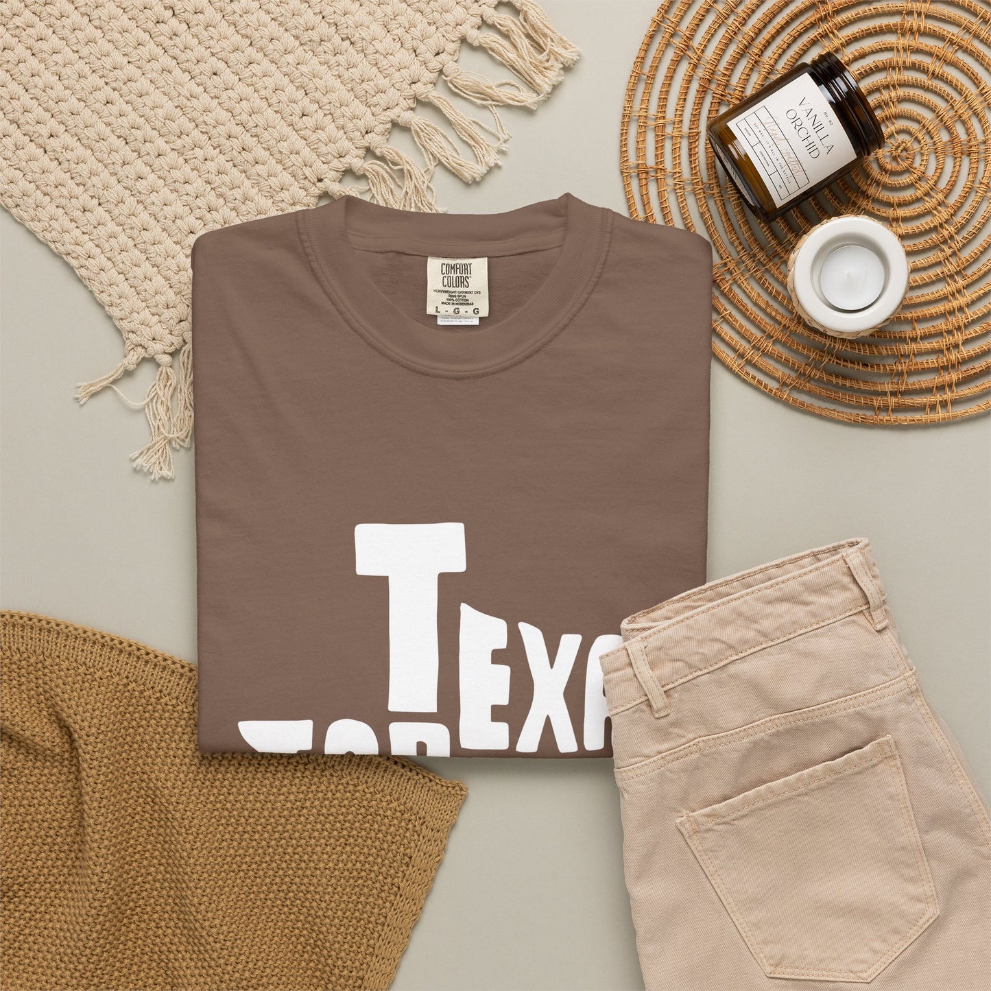 Texas Forever Garment-Dyed Unisex T-Shirt – Casual Comfort for Proud Texans