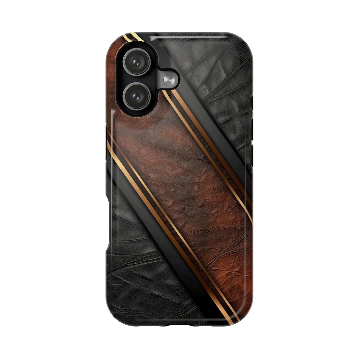 Stylish Leather Texture Magnetic Tough Cases