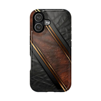 Stylish Leather Texture Magnetic Tough Cases