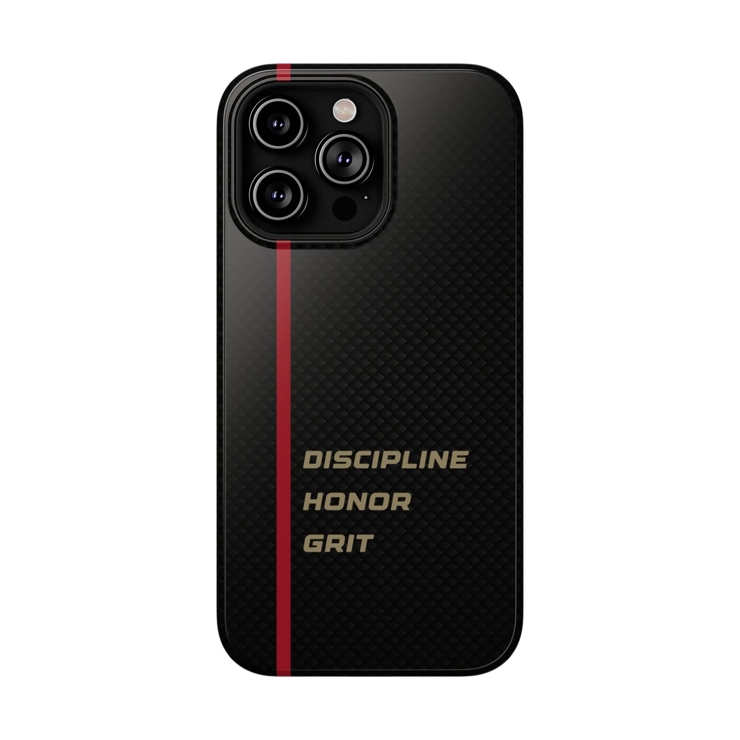 Discipline, Honor, Grit Impact-Resistant Phone Case