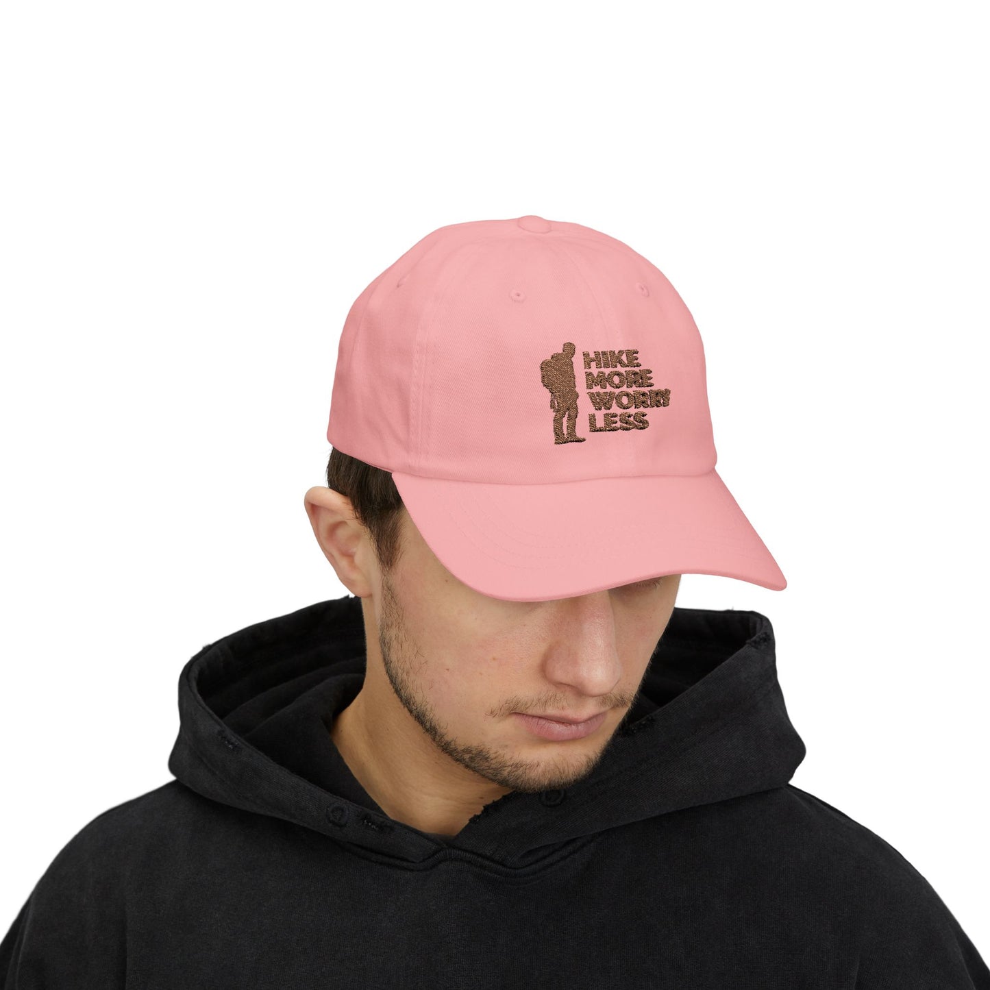 Hike More Worry Less Classic Dad Cap / embroidered