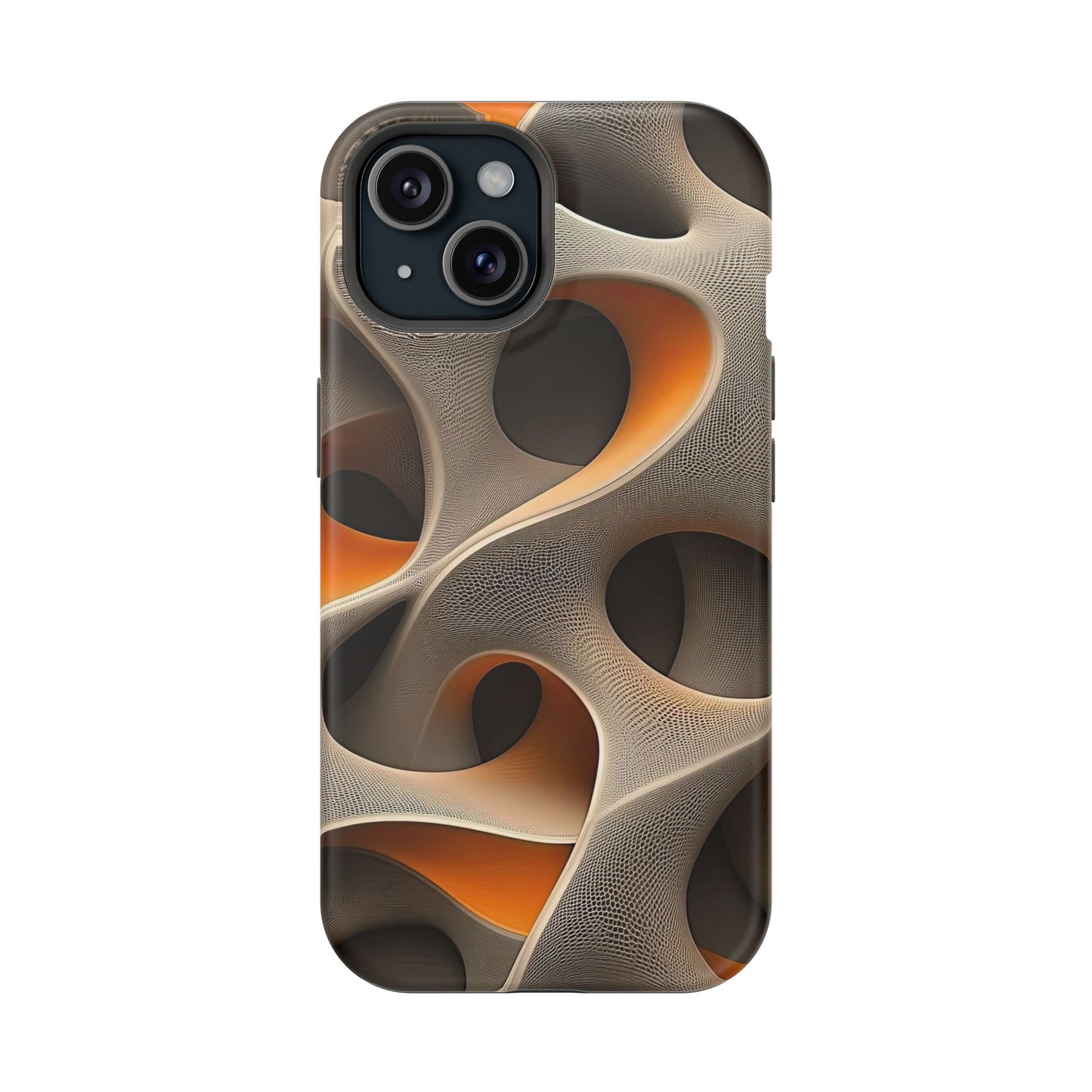Stylish Magnetic Phone Cases, Abstract Geometric Design