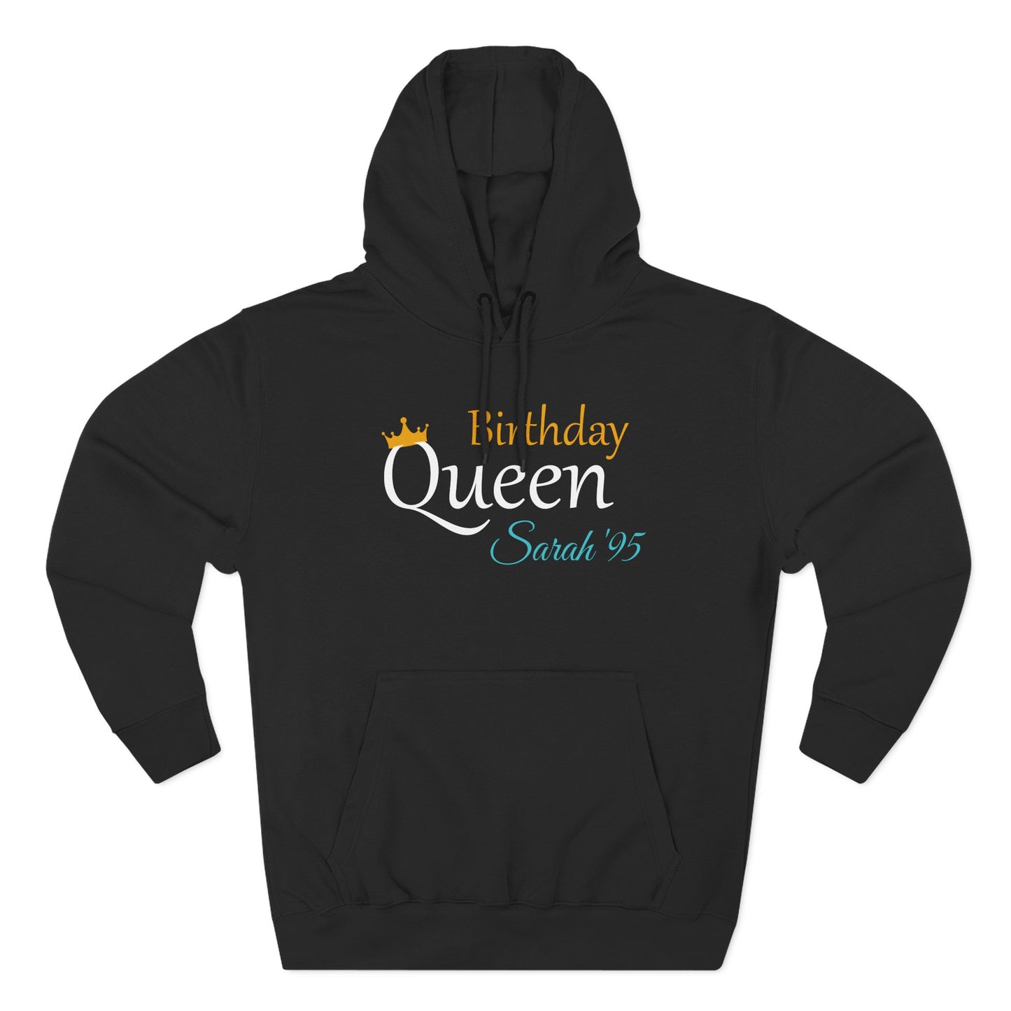 Personalized Birthday Hoodie — Fleece Pullover