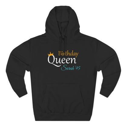 Personalized Birthday Hoodie — Fleece Pullover