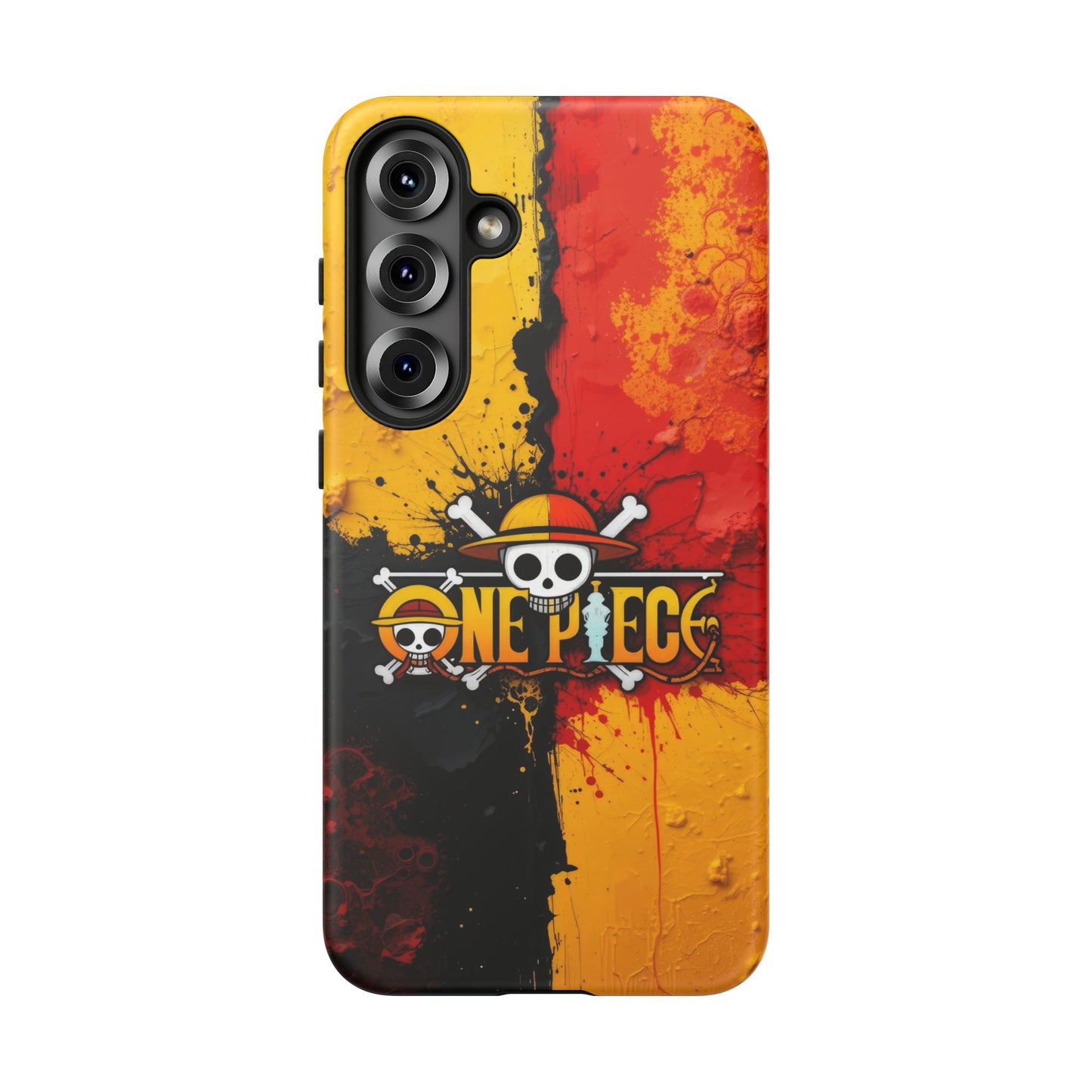 One Piece Samsung Tough Phone Case, Anime Vibrant Design