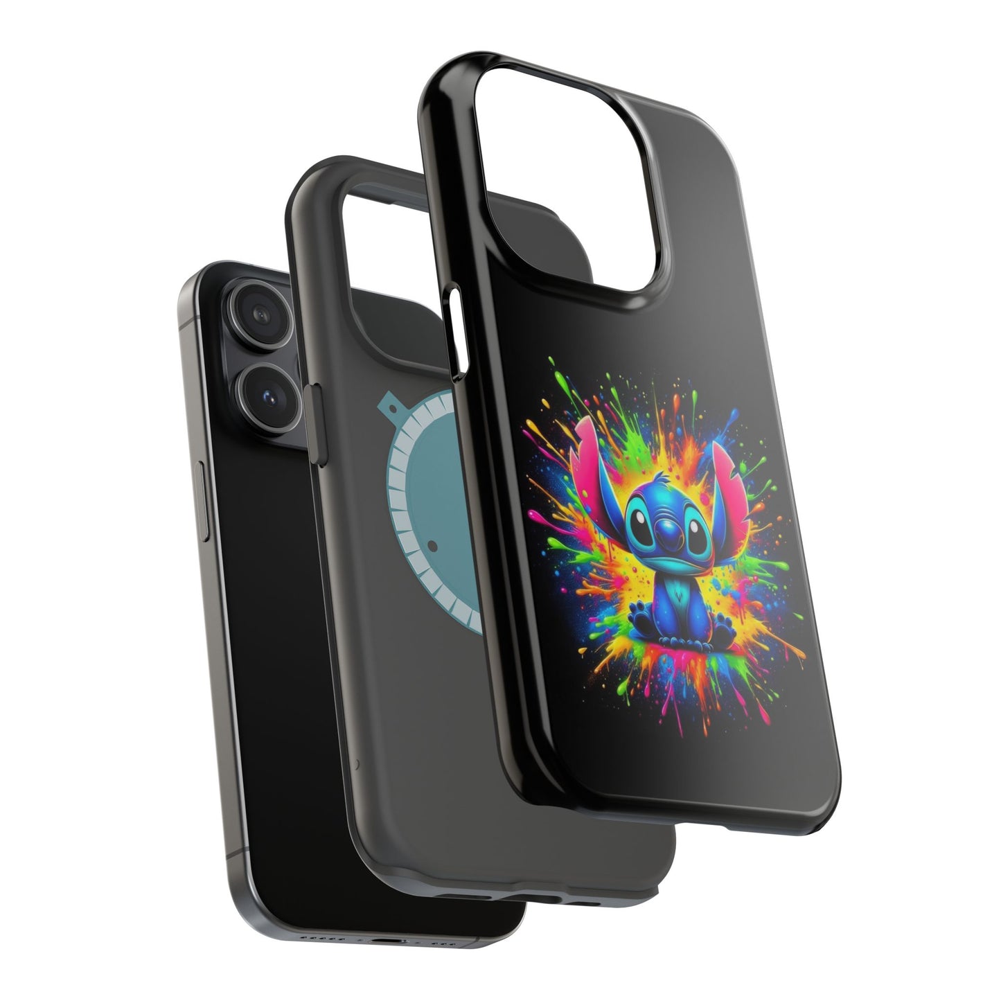 Colorful Cartoon Phone Case, Magnetic Tough Cover