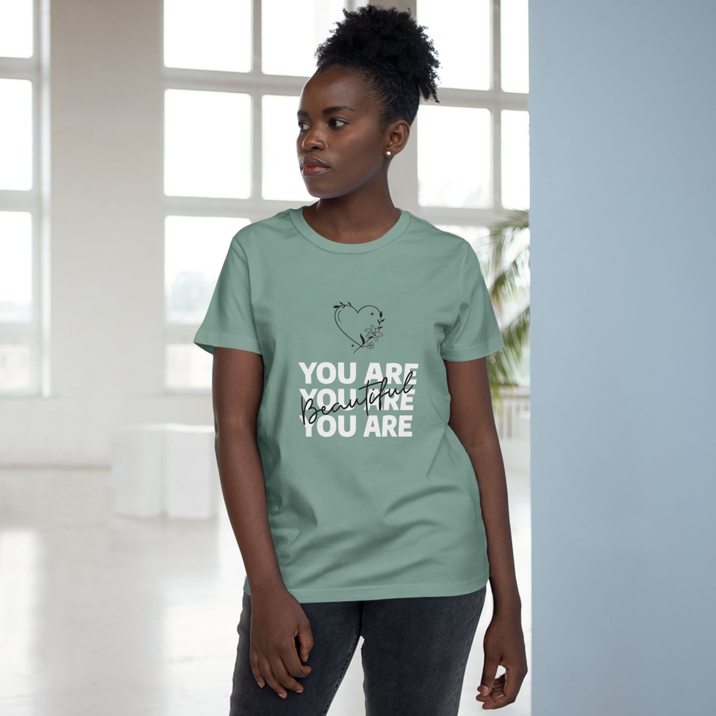 You Are Beautiful Women’s Maple Tee