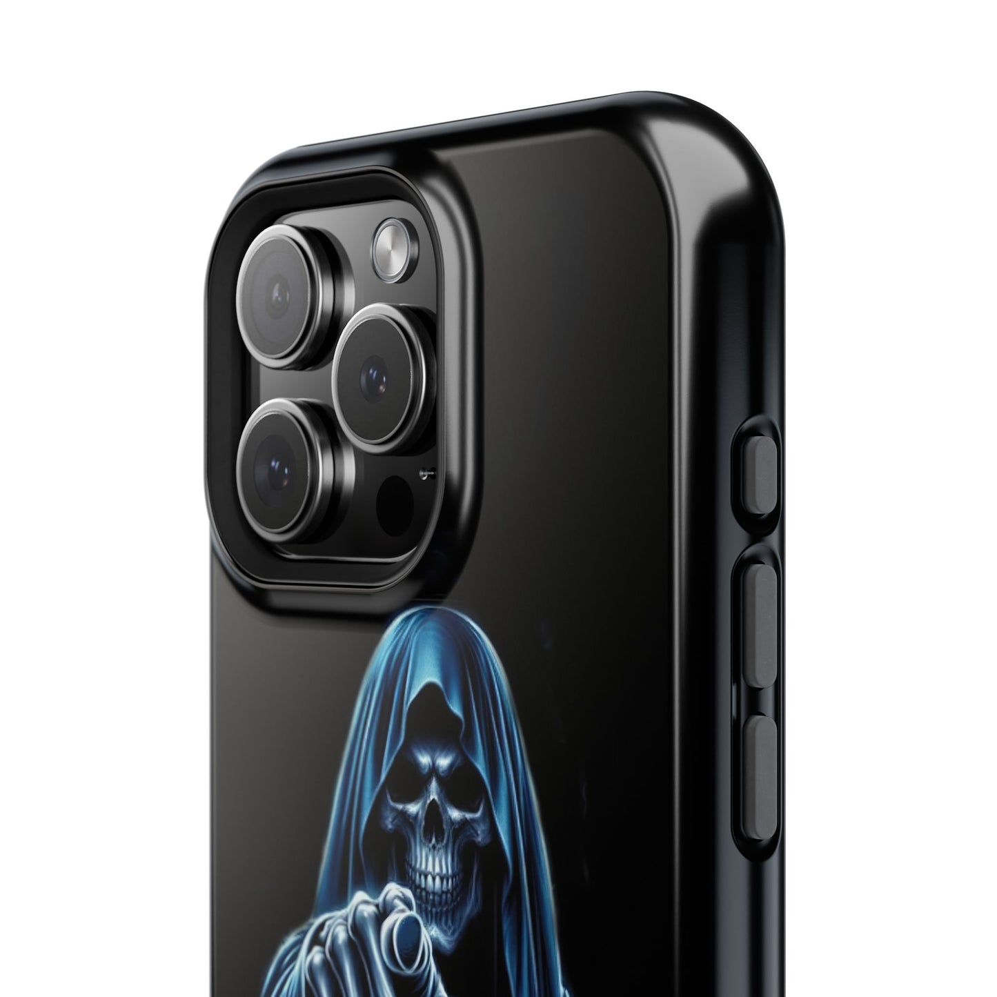 Gothic Magnetic iPhone Case: Don't Touch My Phone