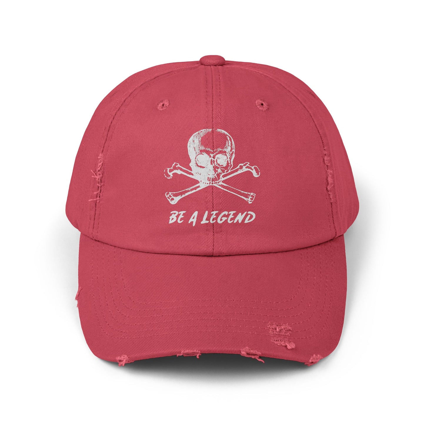 Be A Legend Unisex Distressed Cap