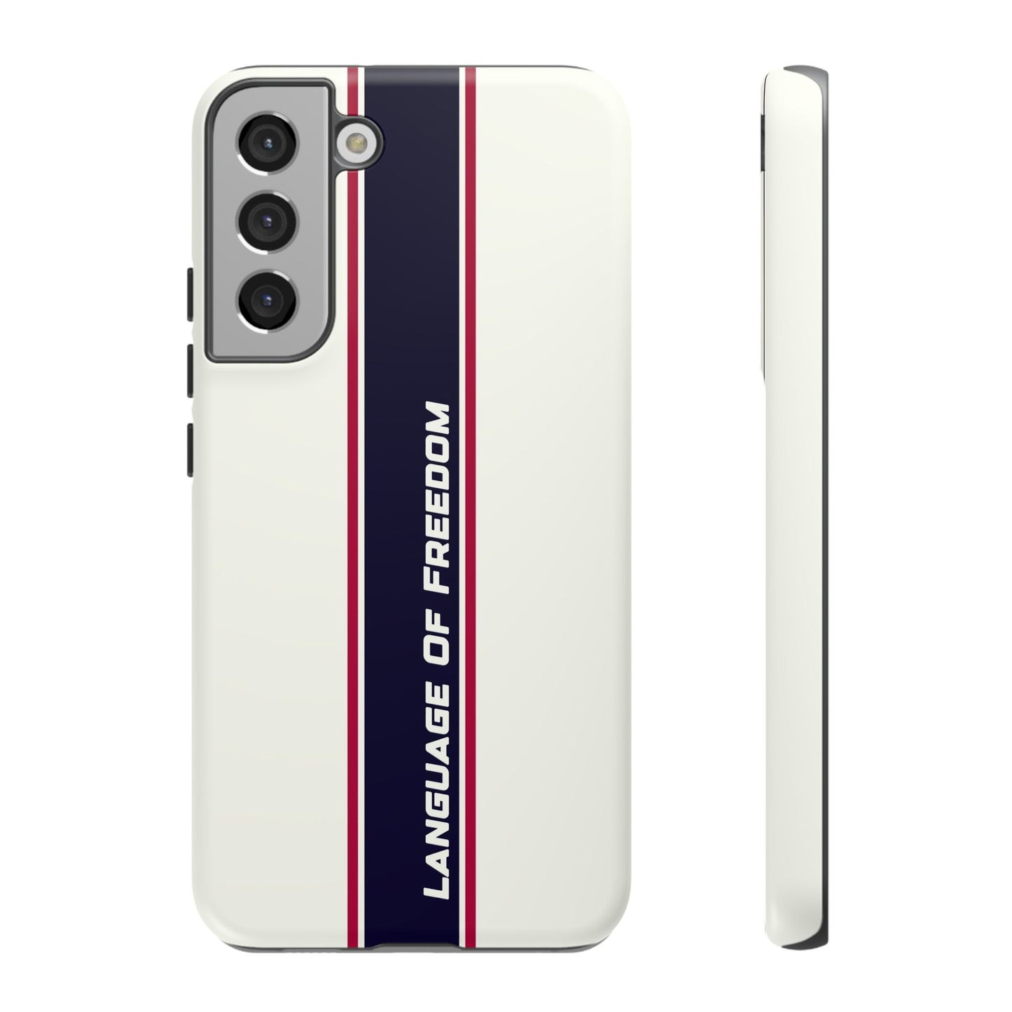 Language of Freedom Tough Case – Minimalist Design