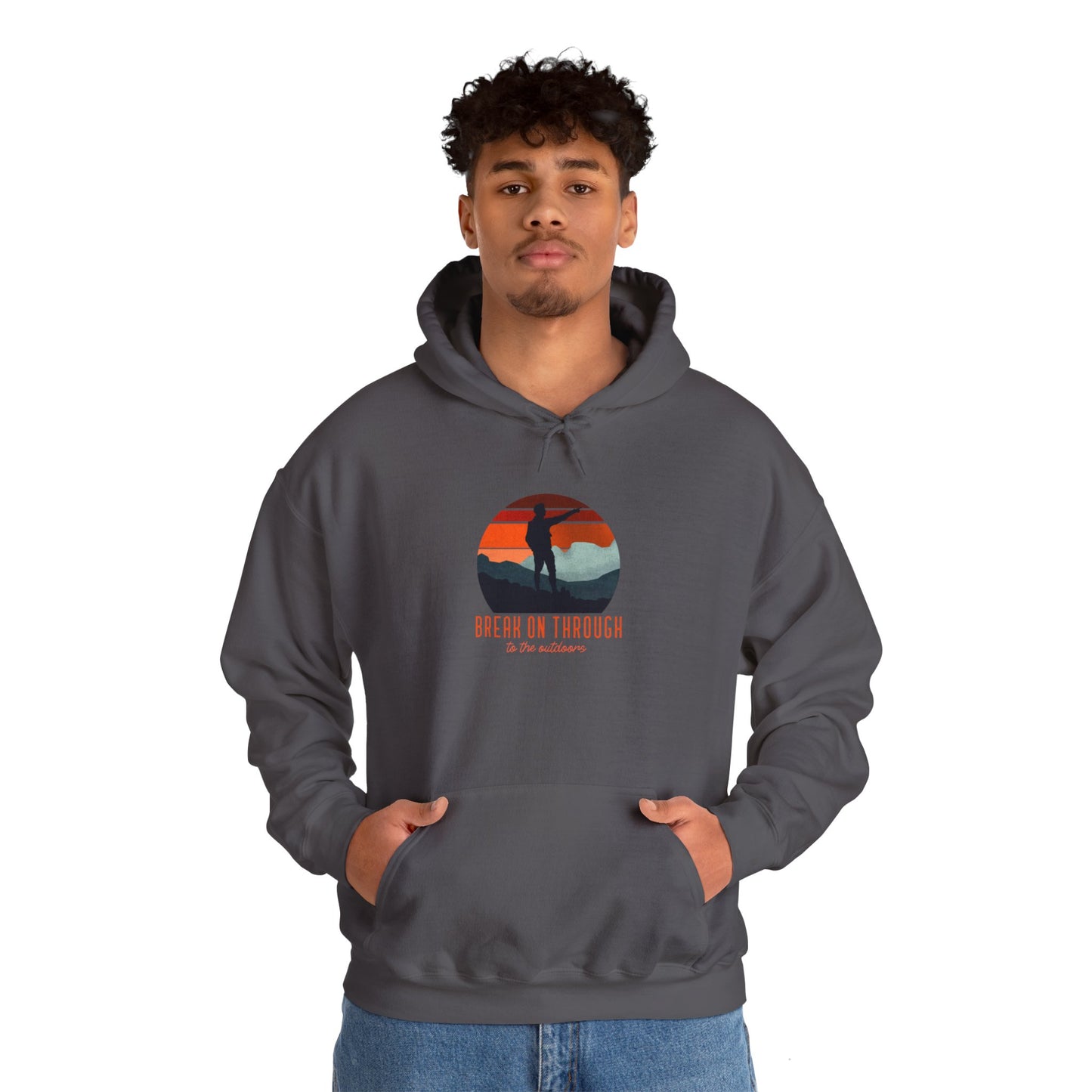 Break On Through Unisex Heavy Blend™ Hooded Sweatshirt