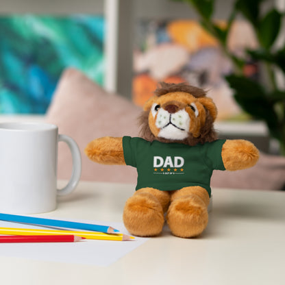 Stuffed Animal with T-Shirt, Gift for Dad