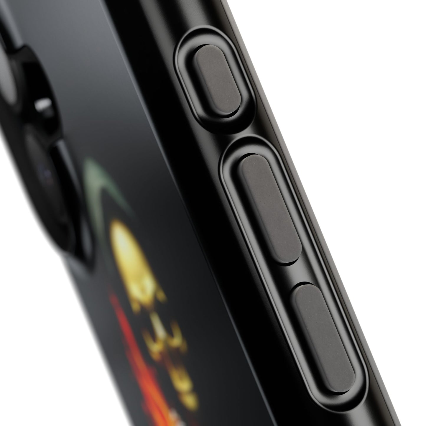 Skull Design Impact-Resistant iPhone Case, Don't Touch My Phone