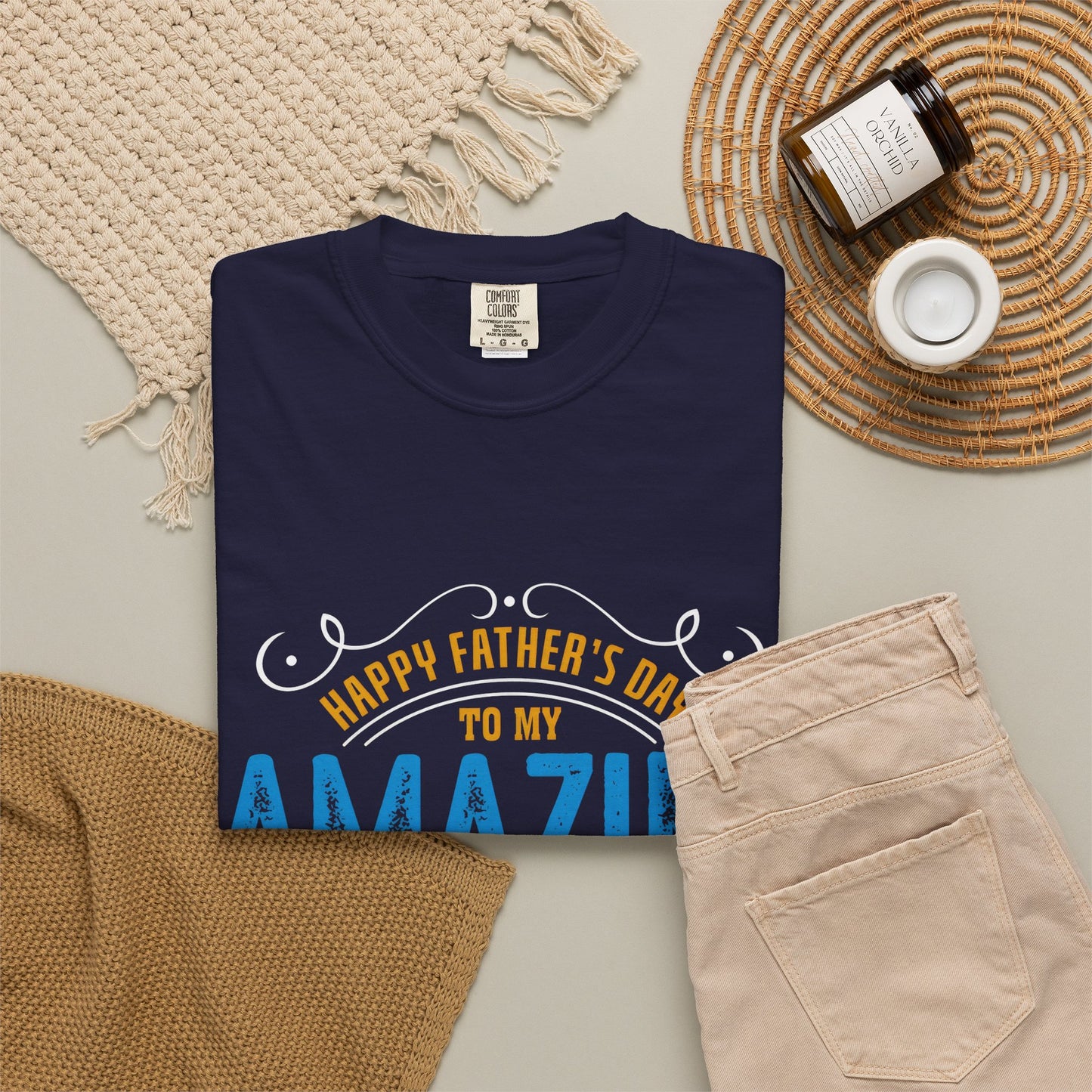 Father's Day Gift T-Shirt for Amazing Step-Dad