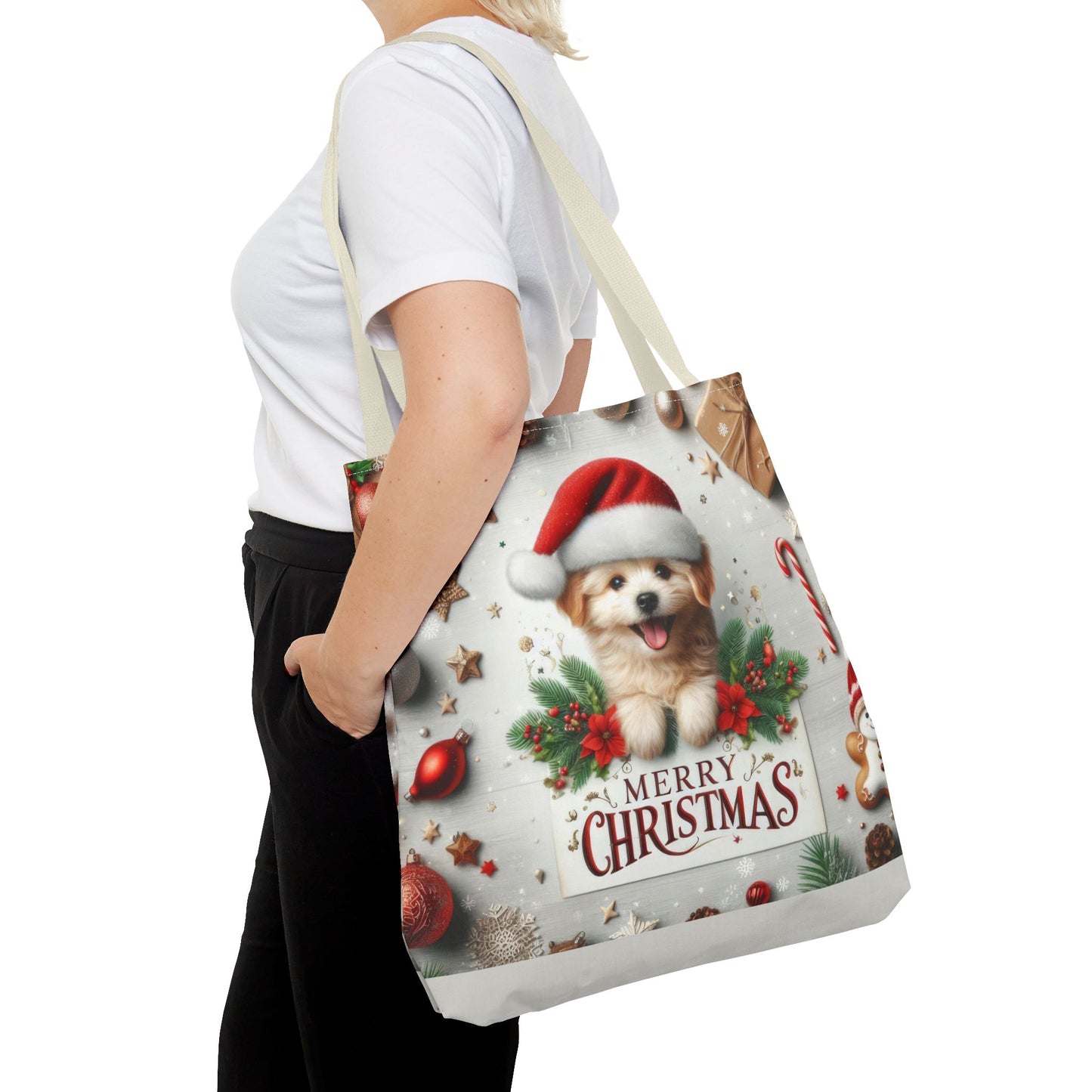 Jingle Paws Tote Bag (AOP)