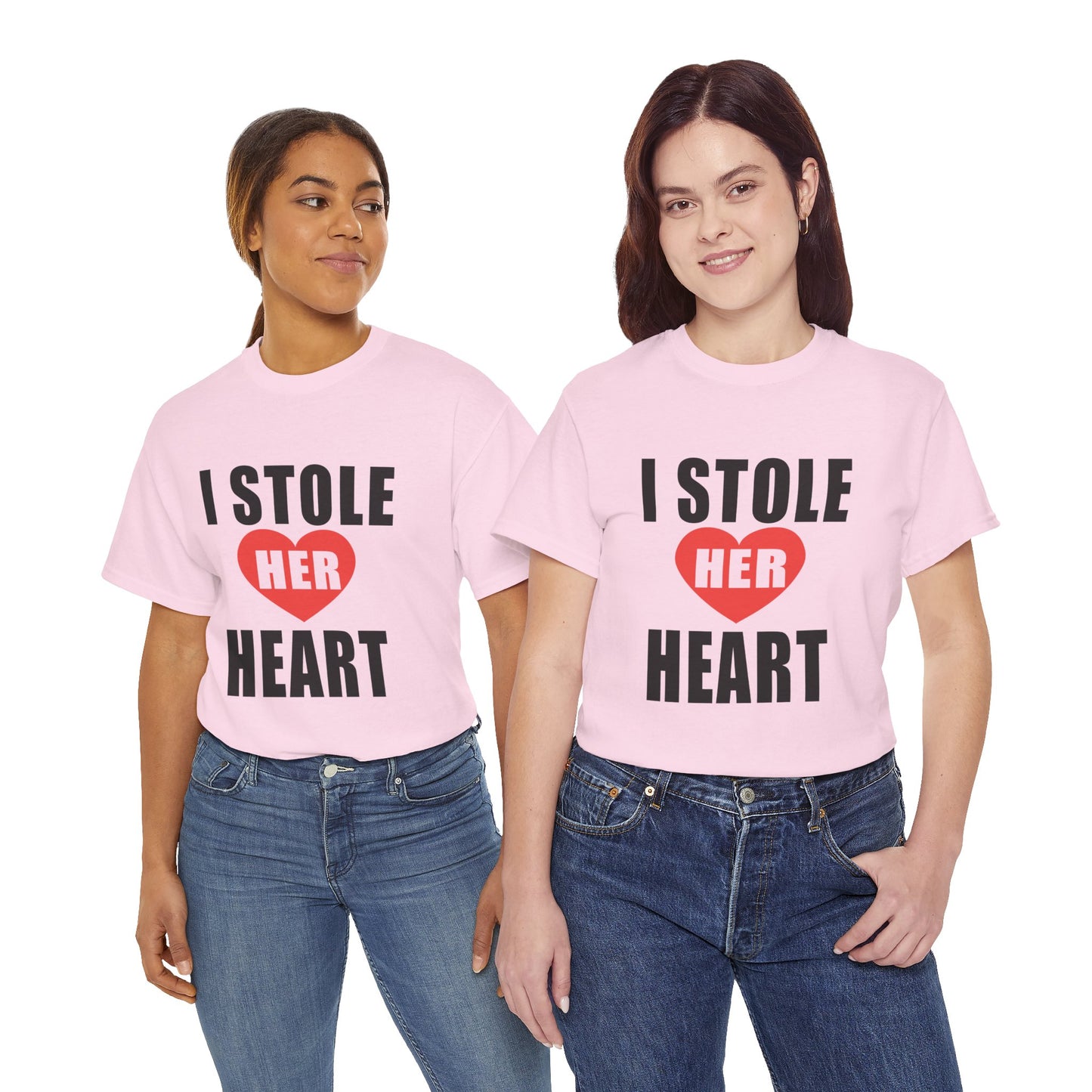 I Stole Her Heart,  Romantic Valentine Tee for Couples, A Part