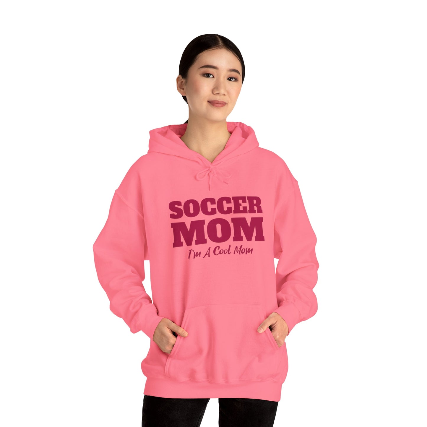 Soccer Mom I'm A Cool Mom Unisex Heavy Blend™ Hooded Sweatshirt