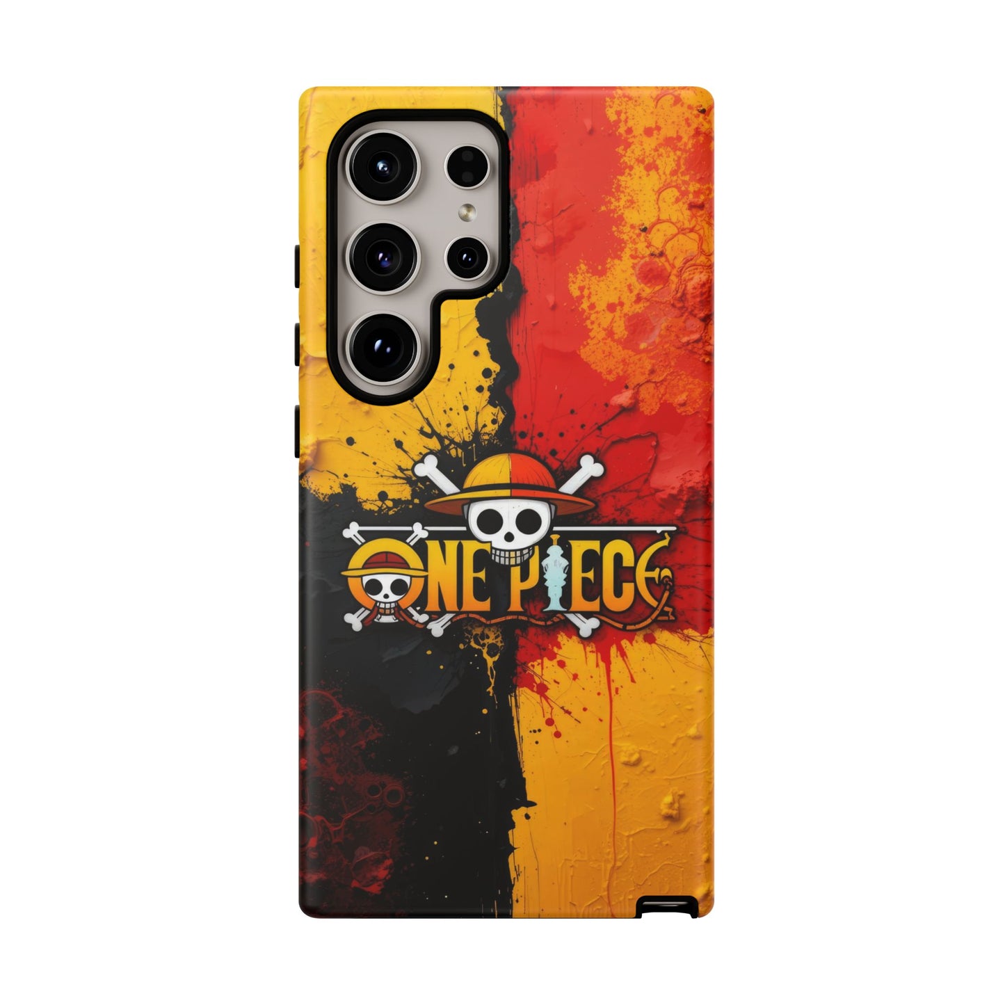 One Piece Samsung Tough Phone Case, Anime Vibrant Design