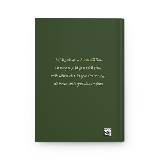 Whimsical Fairy Hardcover Journal | Nature Lover's Notebook