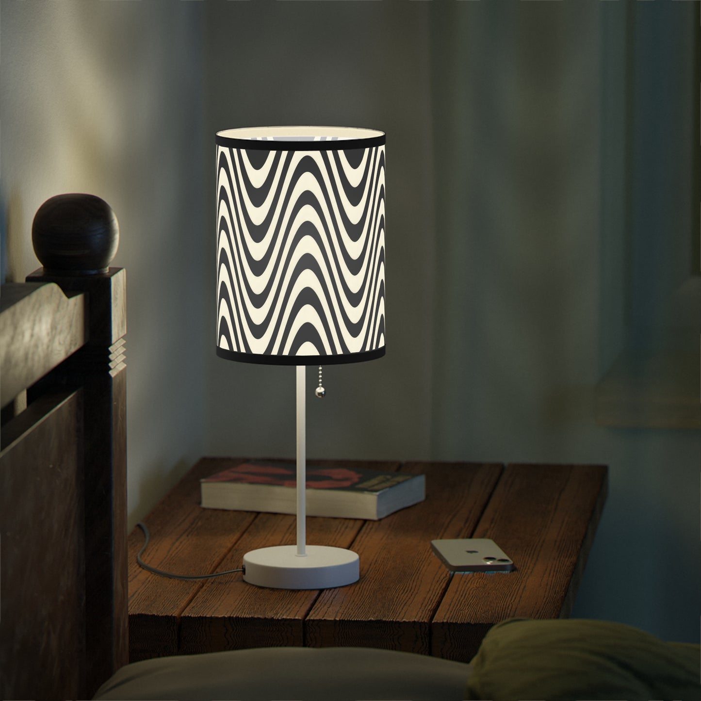 Dual Harmony Lamp on a Stand, US|CA plug / White