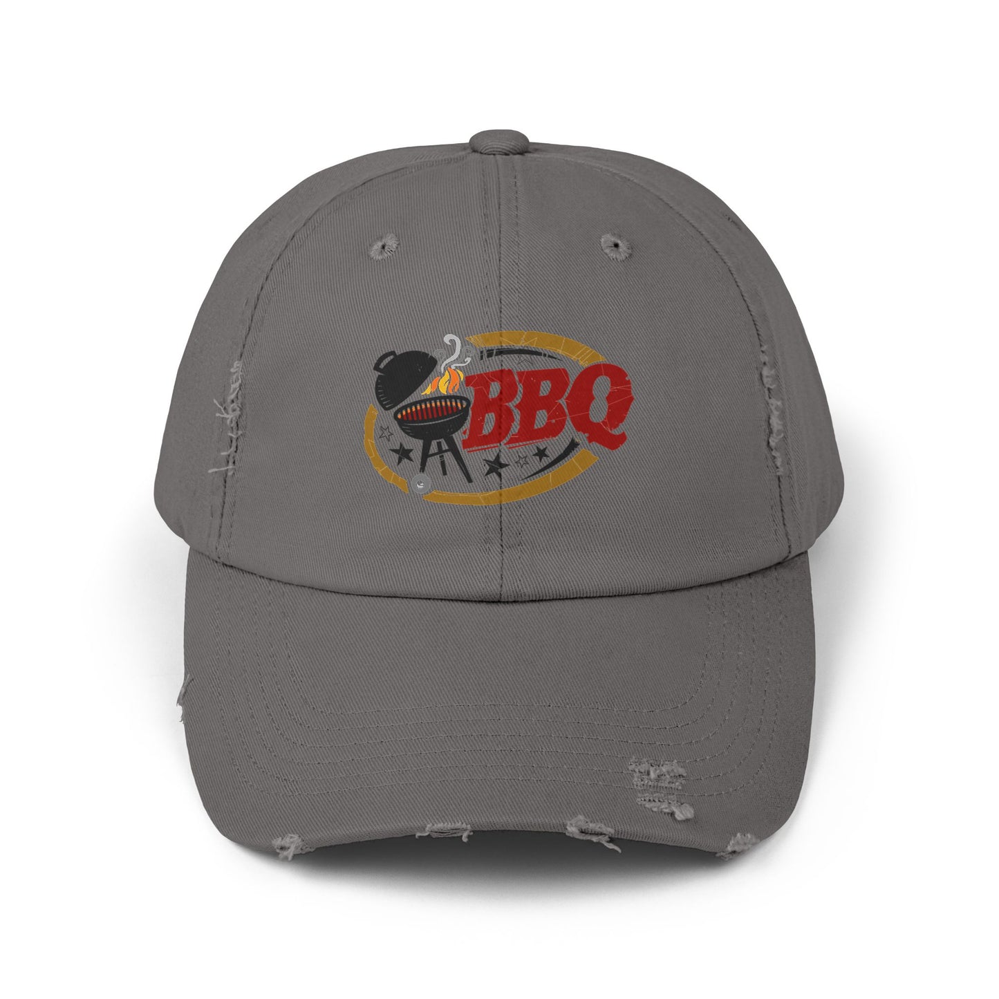 Unisex Distressed BBQ Cap - Perfect for Grill Lovers