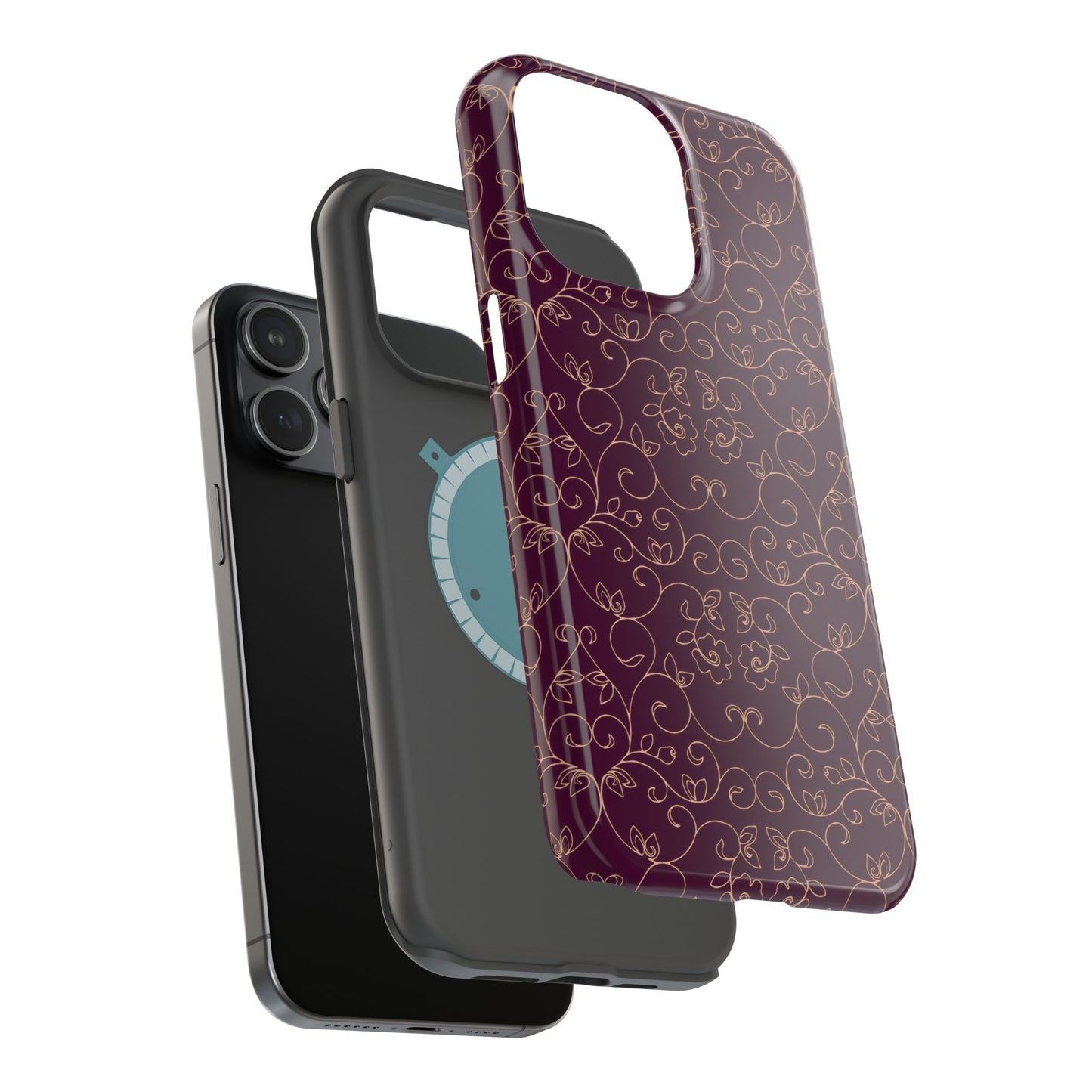 Luxury Serial Magnetic Phone Case, Royal