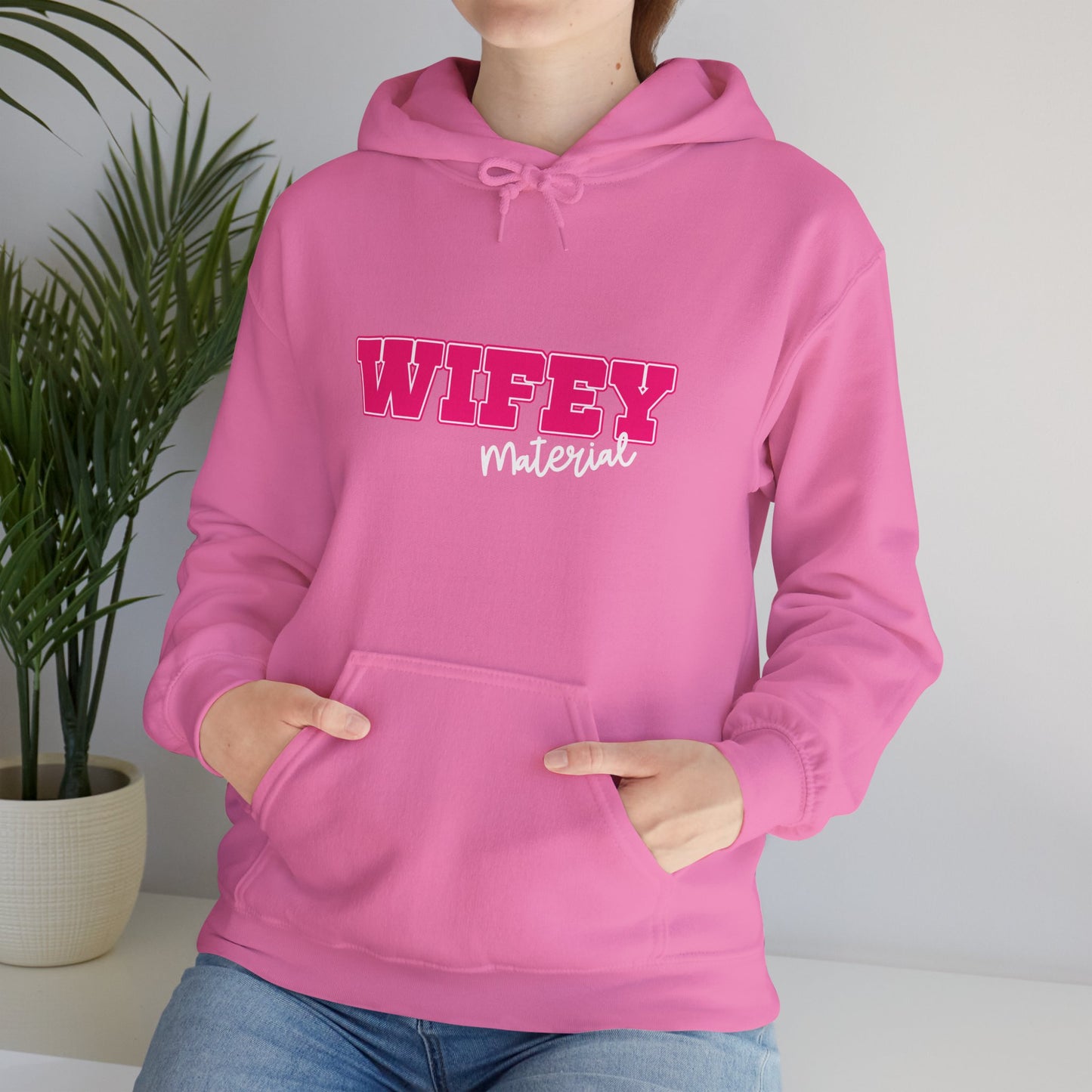 Wifey Material Hooded Sweatshirt