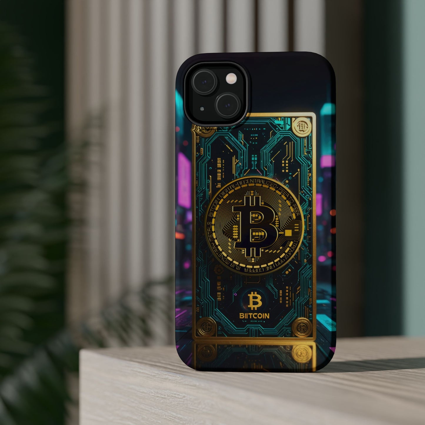 Bitcoin Magnetic Phone Case, Unique Phone Cover