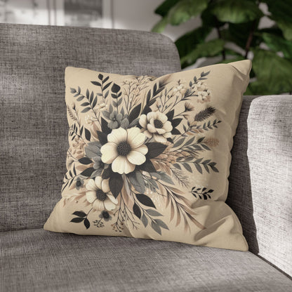 Autumn's Embrace Spun Polyester Square Pillowcase