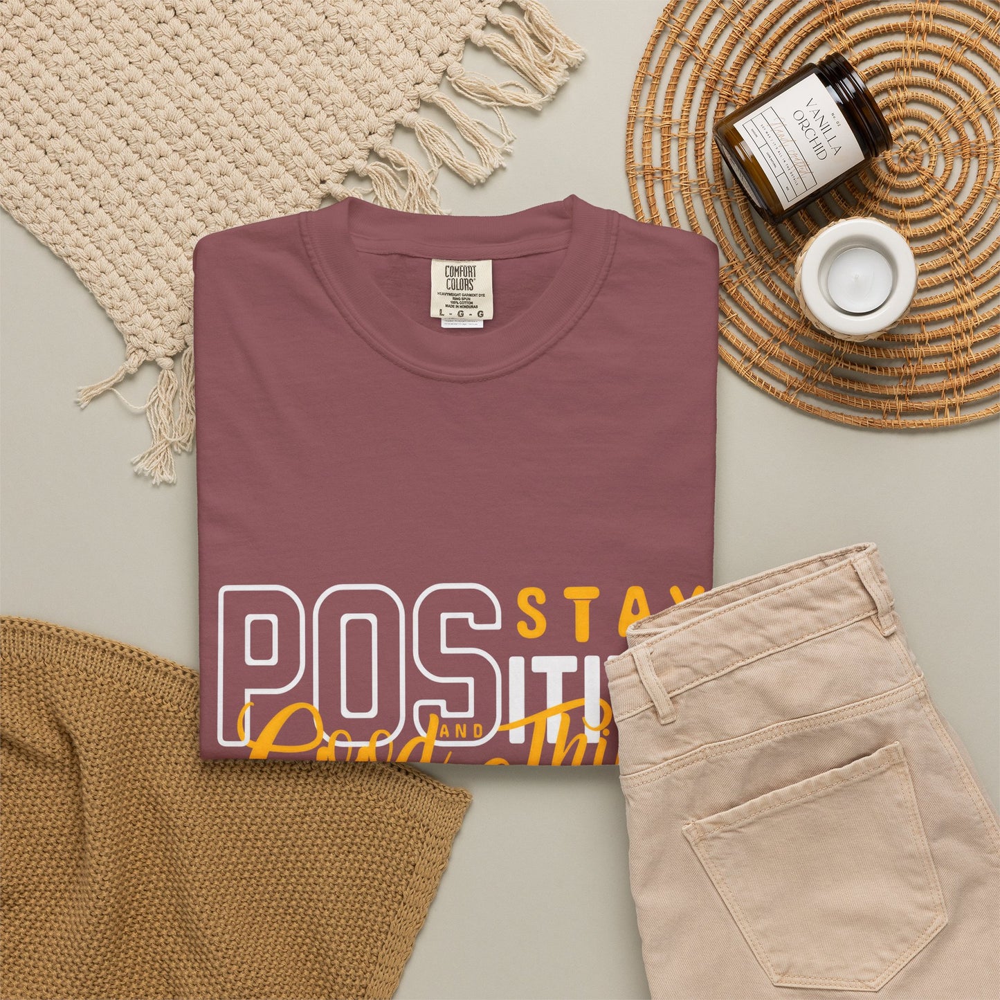 Unisex Positive Vibe T-Shirt - Stay Positive Good Things Will Happen