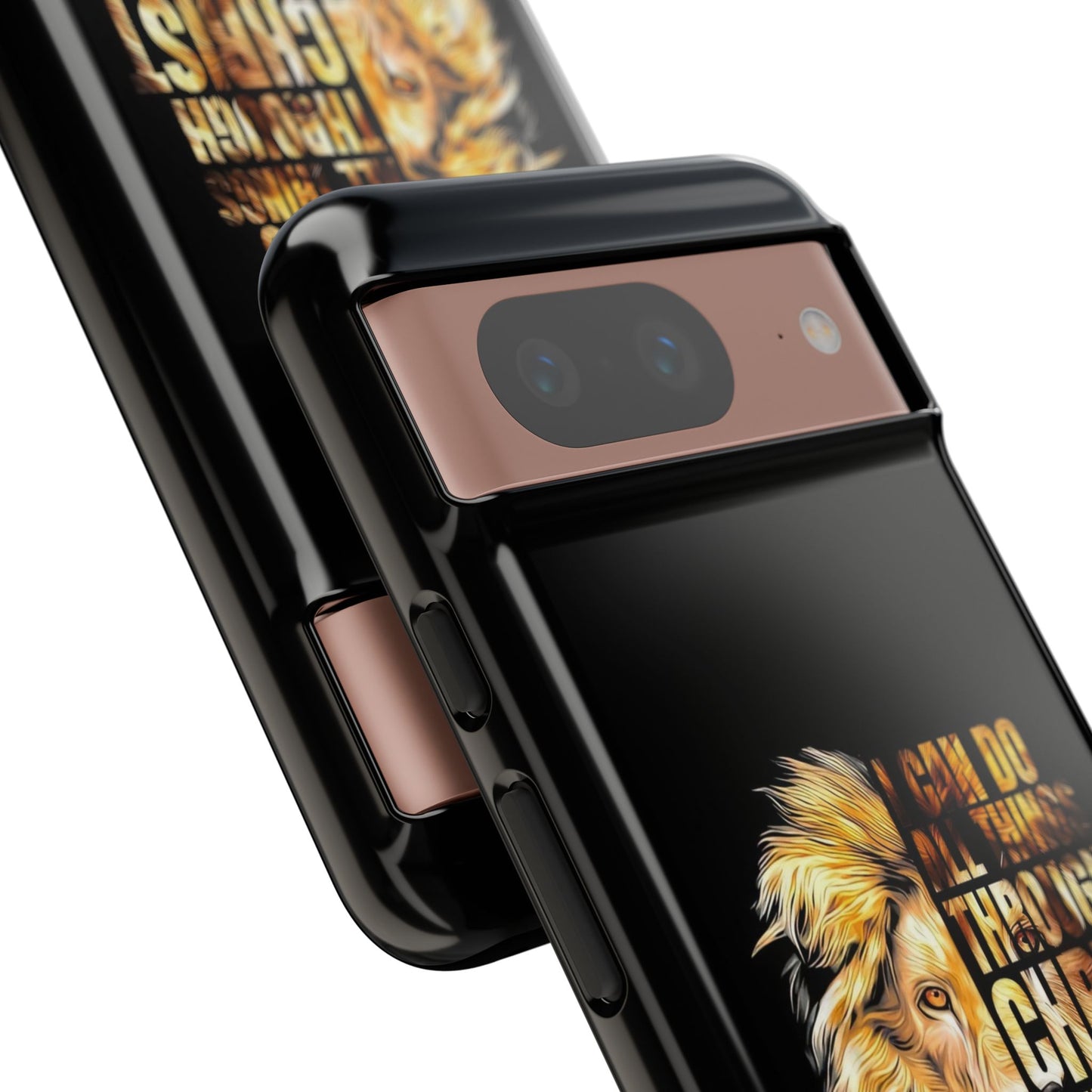 Inspirational Lion  Google Pixel Phone Case, Strength & Faith, Christian Accessories