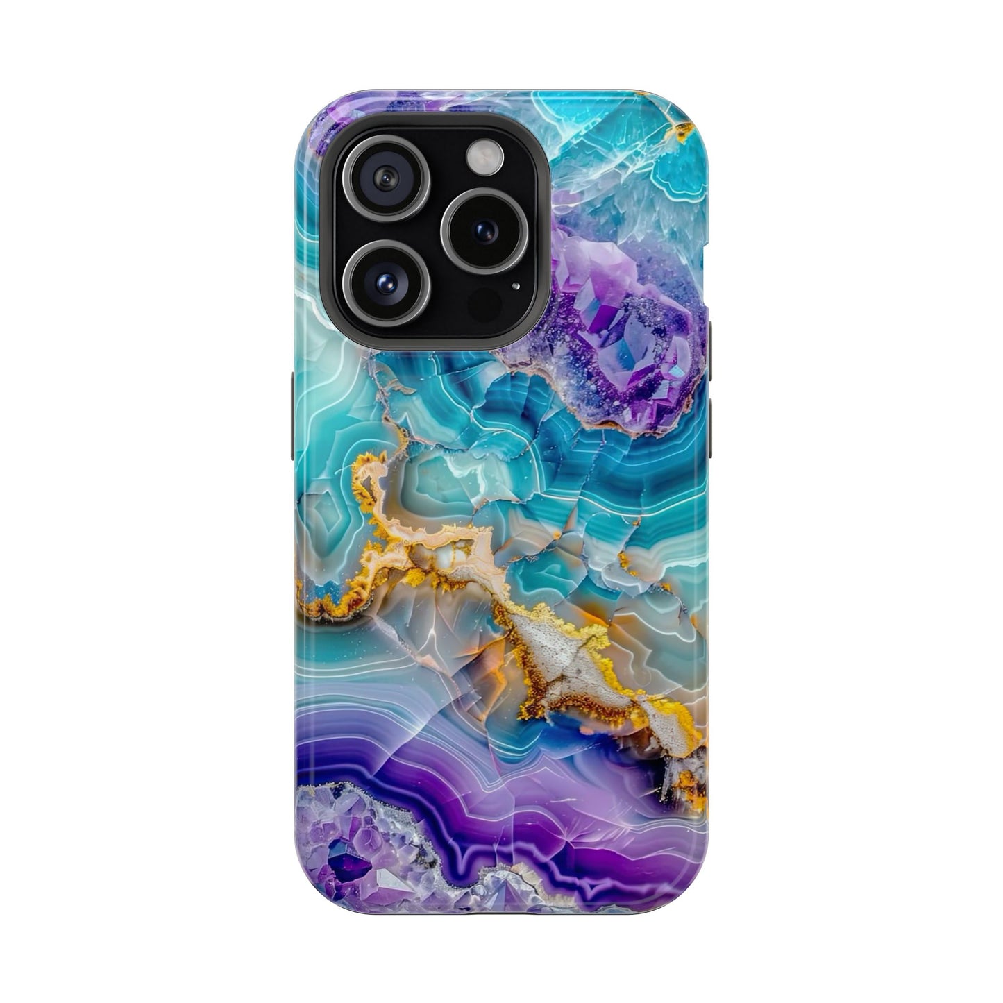 Blue Agate Magnetic Phone Case
