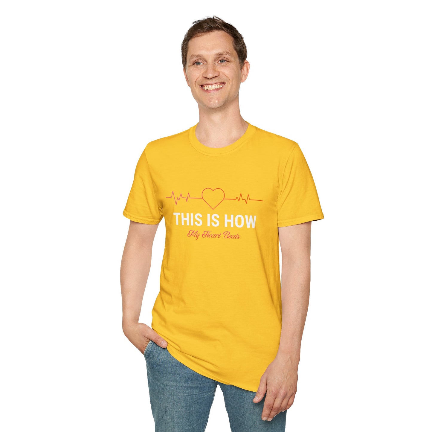 This Is How My Heart Beats Unisex Softstyle T-Shirt