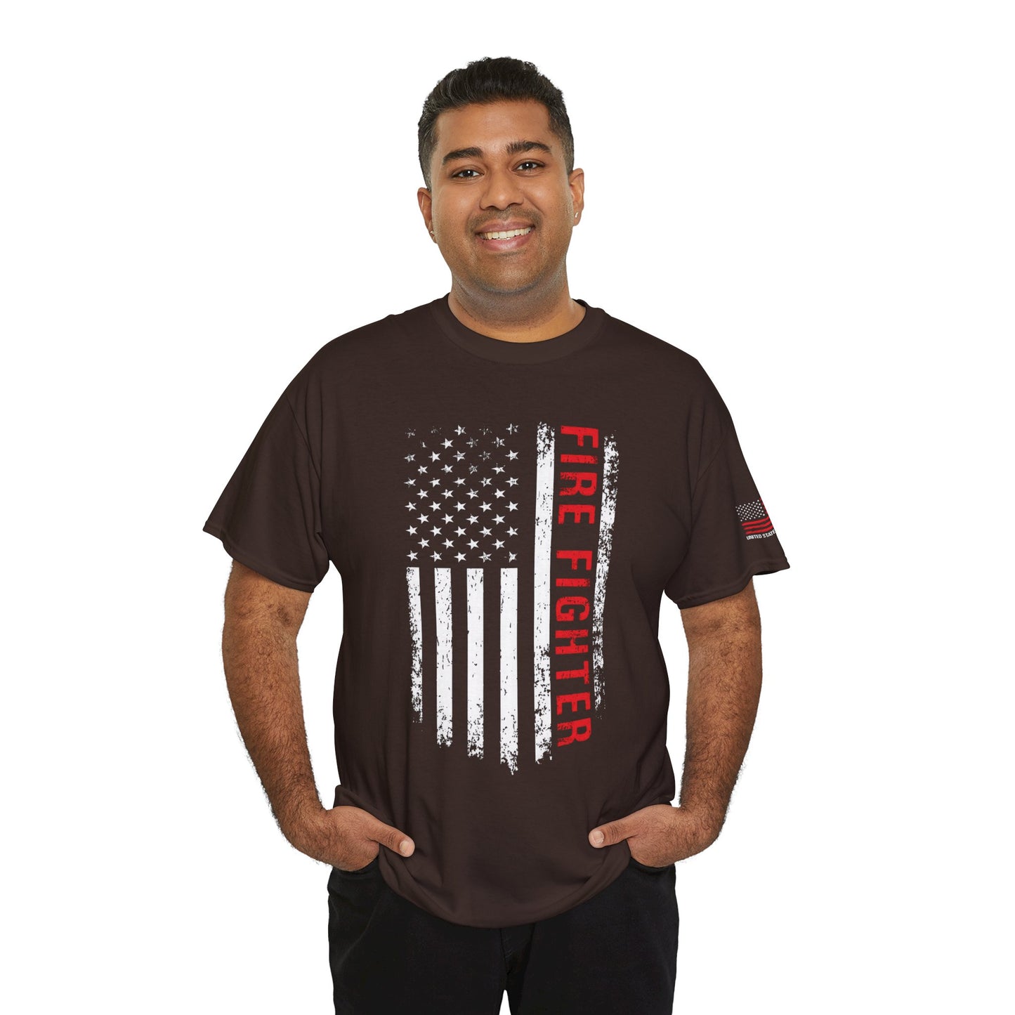 Firefighter Red Line T-shirt