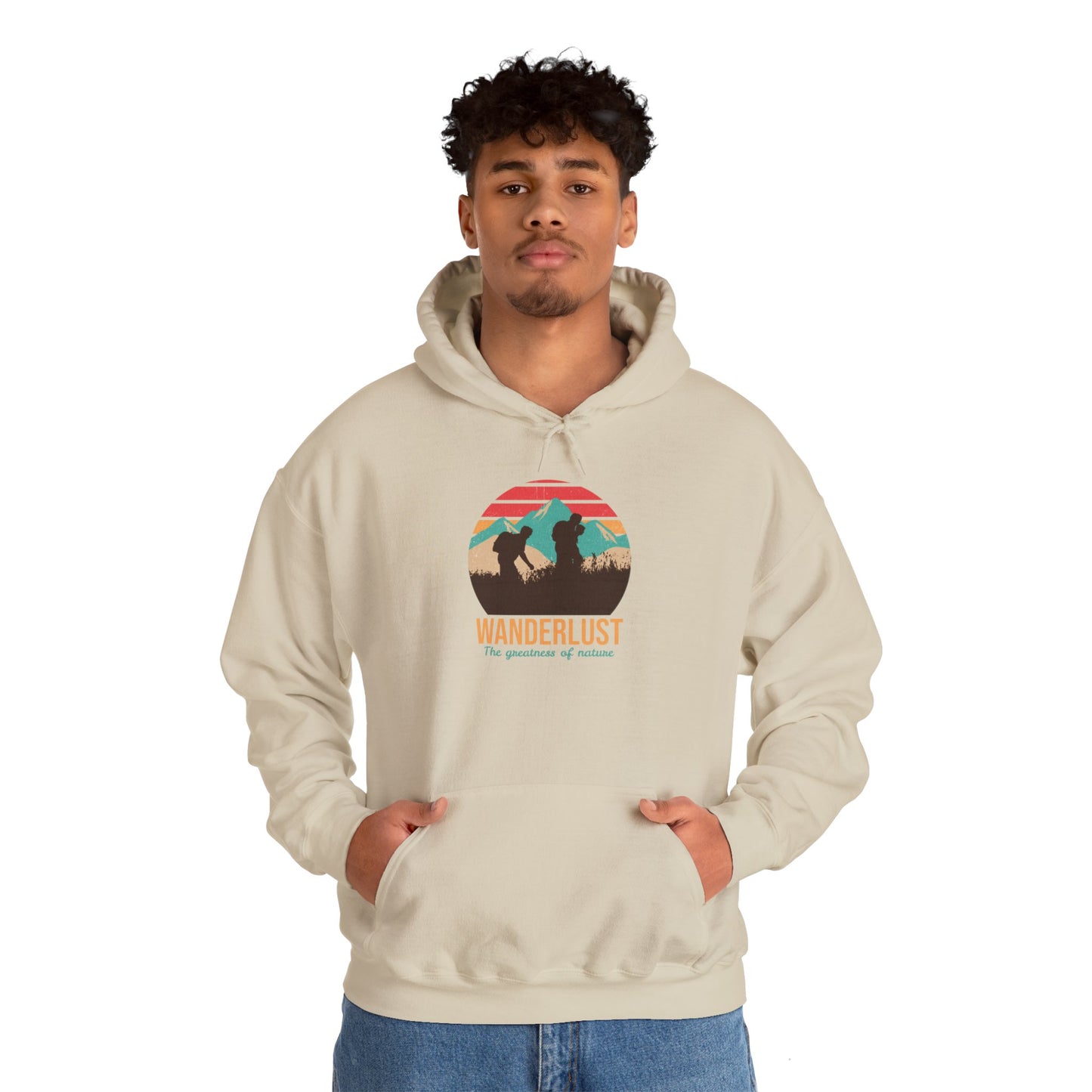 Wanderlust The Greatness Of Nature Unisex Heavy Blend™ Hooded Sweatshirt