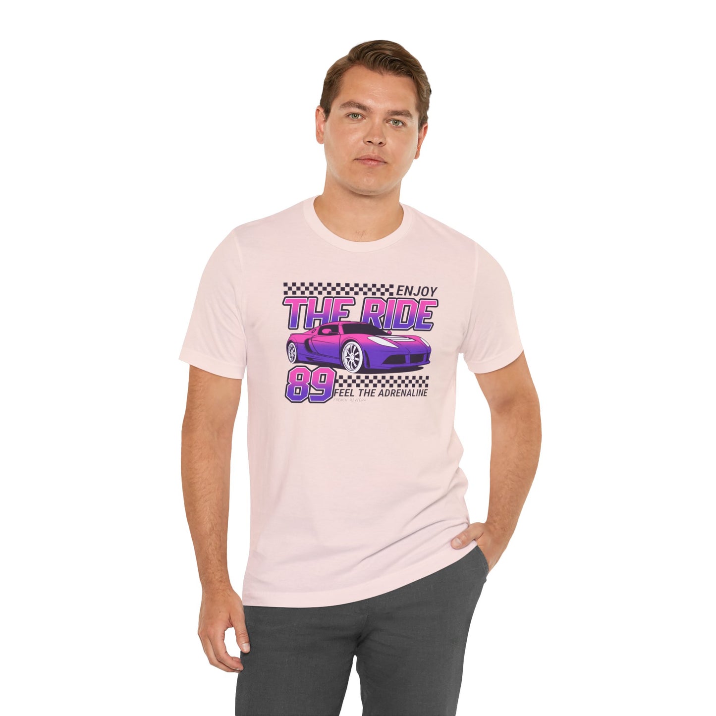 Enjoy The Ride Feel The Adrenaline Unisex Jersey Short Sleeve Tee