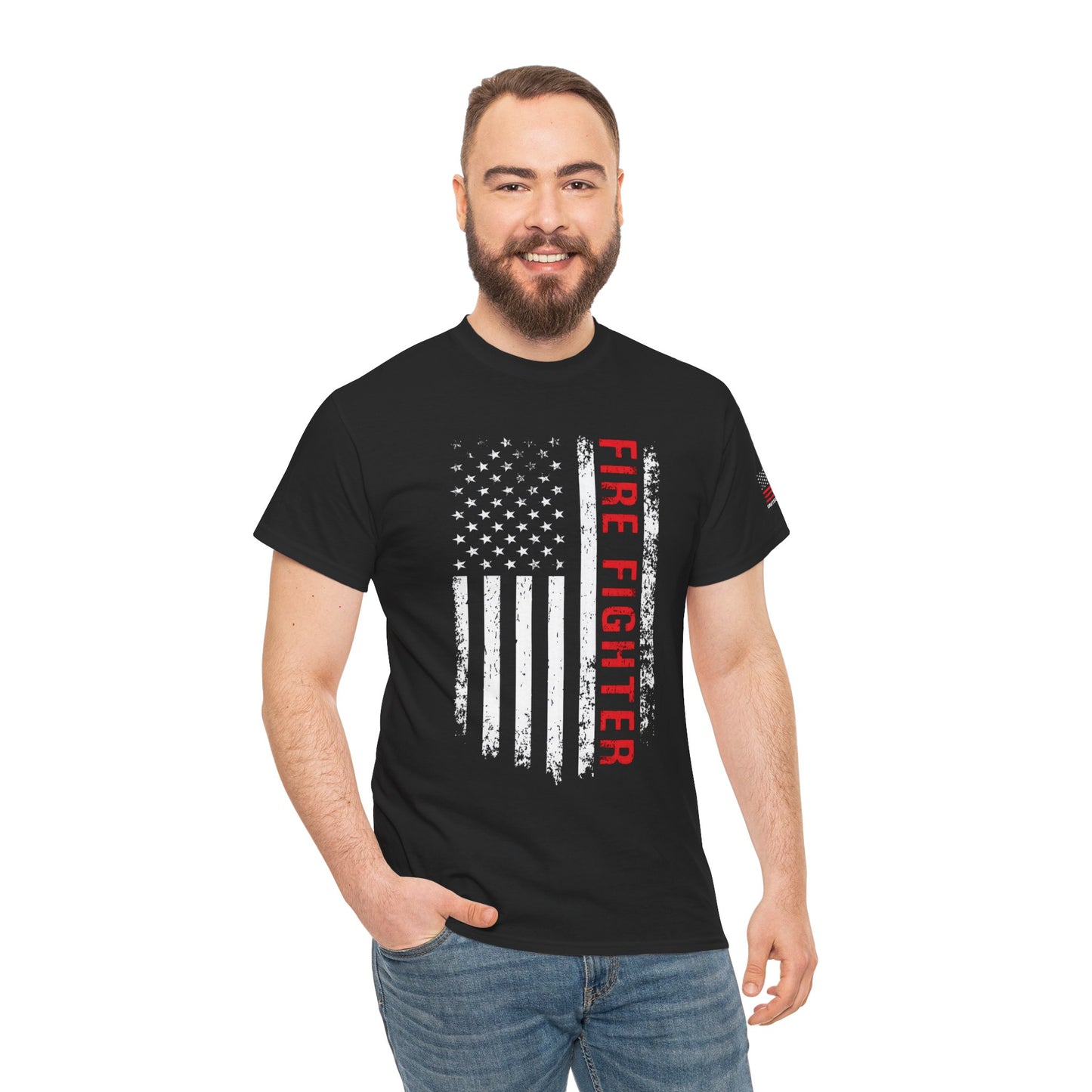 Firefighter Red Line T-shirt