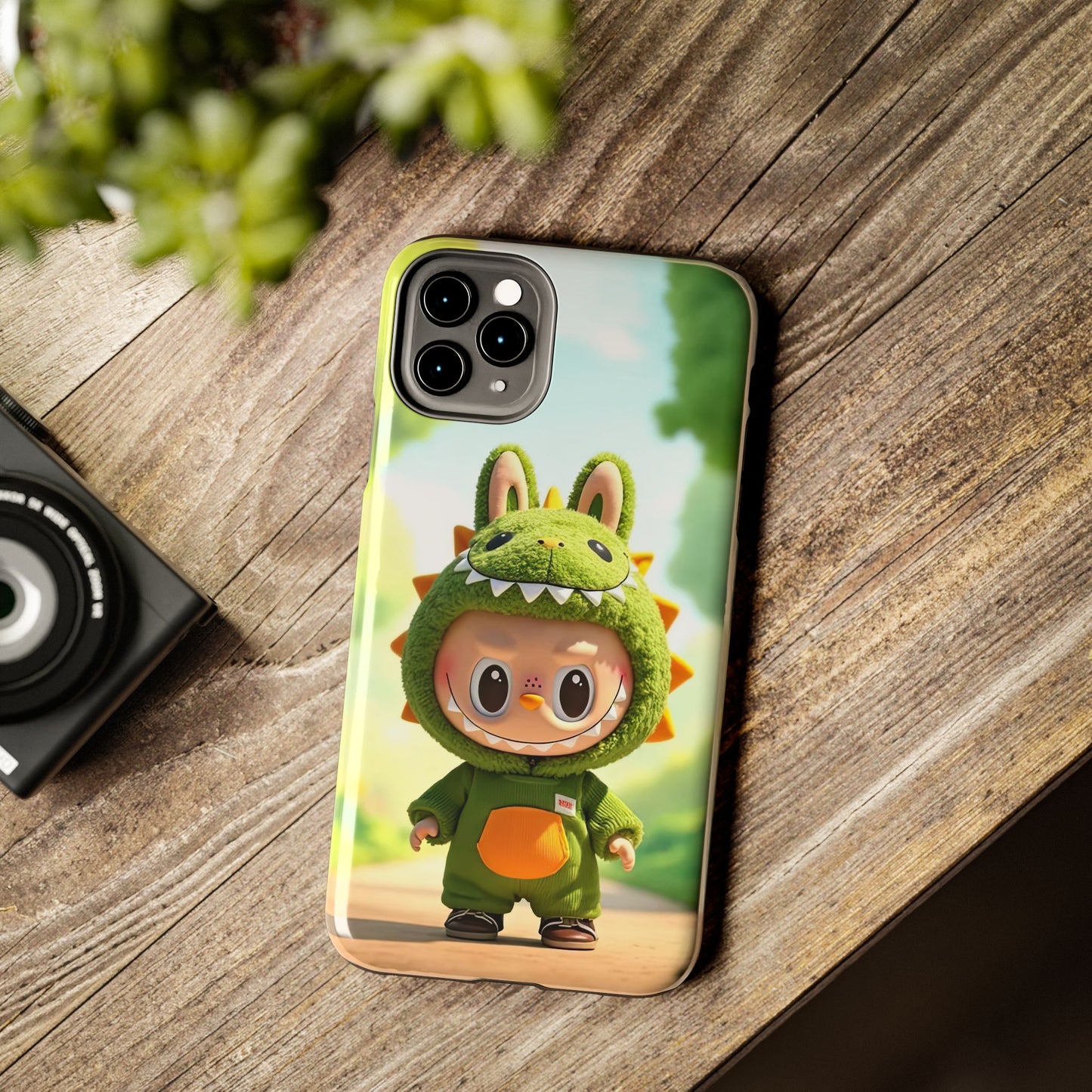 The Monsters Tough Case for iPhone Models – Playful Dinosaur Design, Dual Layer Protective Cover, Fun Mobile Accessory