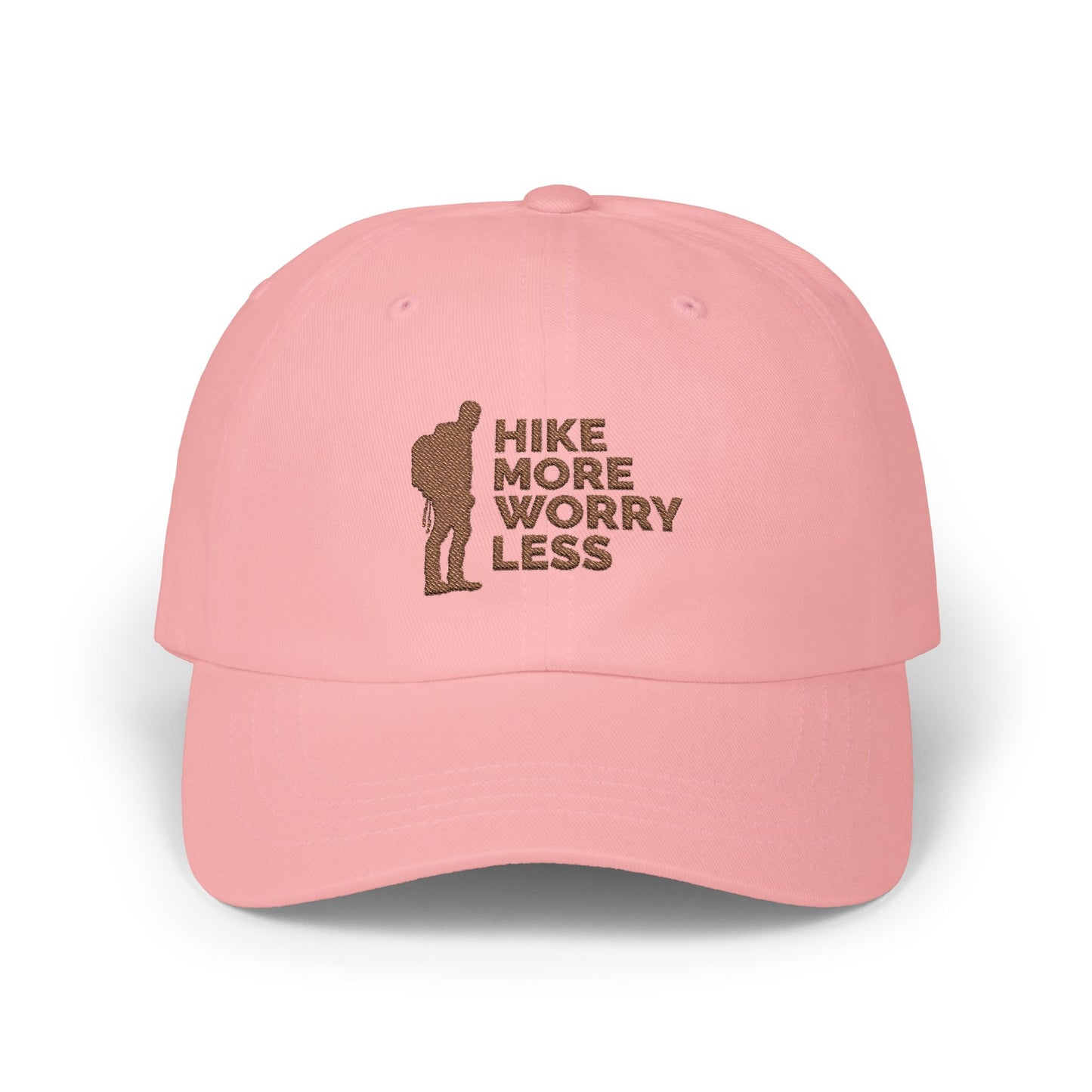 Hike More Worry Less Classic Dad Cap / embroidered